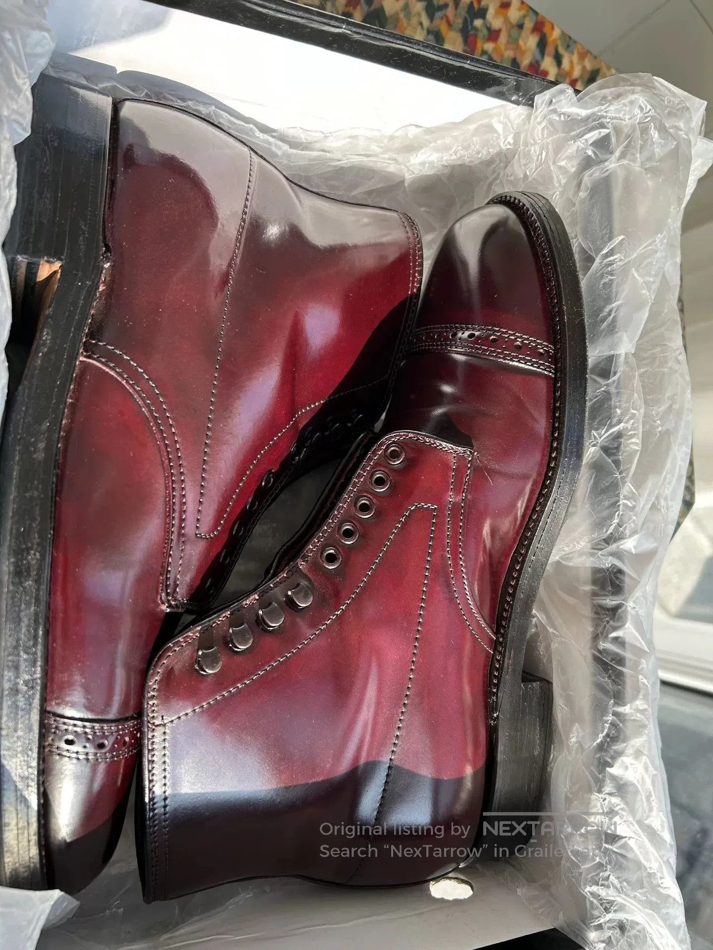 Alden Alden Horween Shell Cordovan Paratrooper Boots. Size US 7.5 / EU 40-41 - 6 Thumbnail