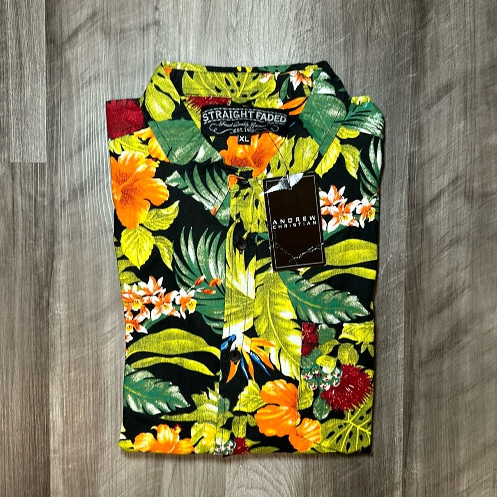 StraightFaded Straight Faded Hawaiian Floral - XL Size US XL / EU 56 / 4 - 1 Thumbnail