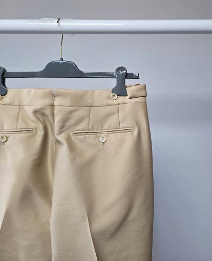Tom Ford o1sm1stk0824 Wool Silk Feu Atticus Pant in Coral Ivory Size US 30 / EU 46 - 3 Thumbnail