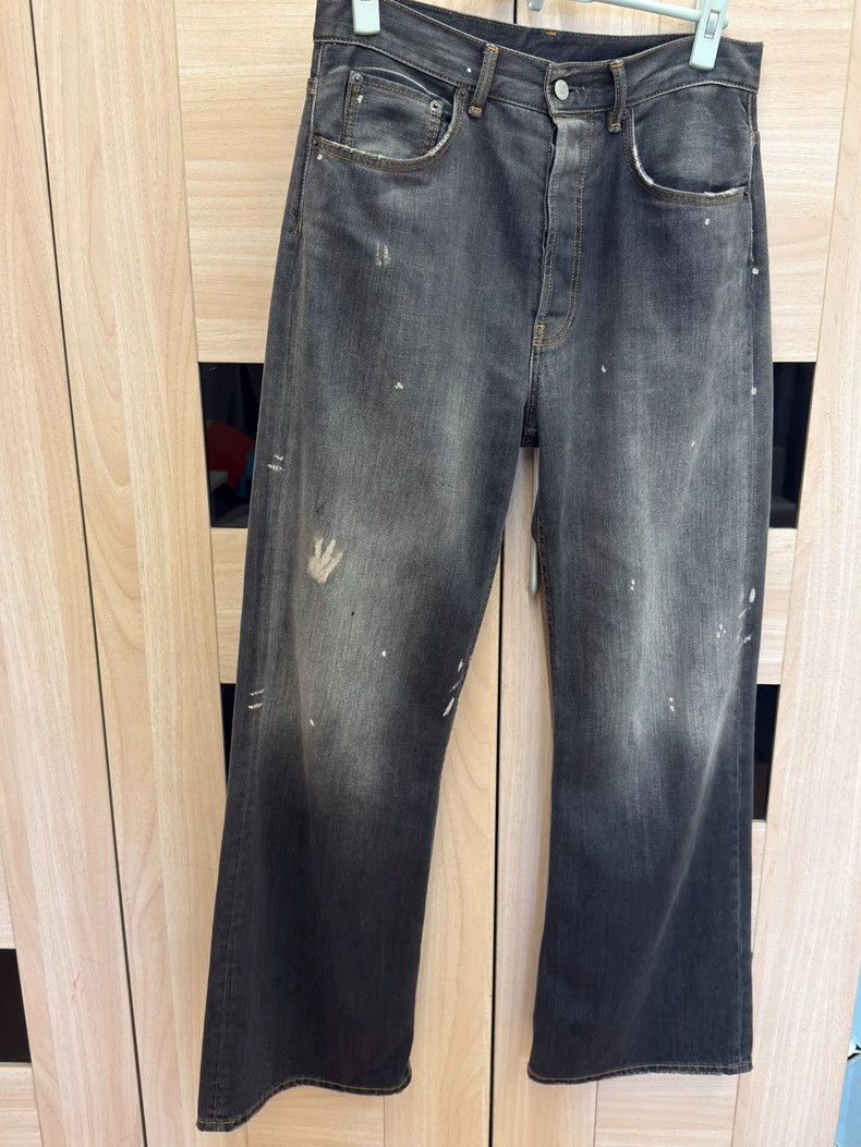 Acne Studios Acne Studios Light blue splashed ink jeans Size US 29 - 2 Thumbnail