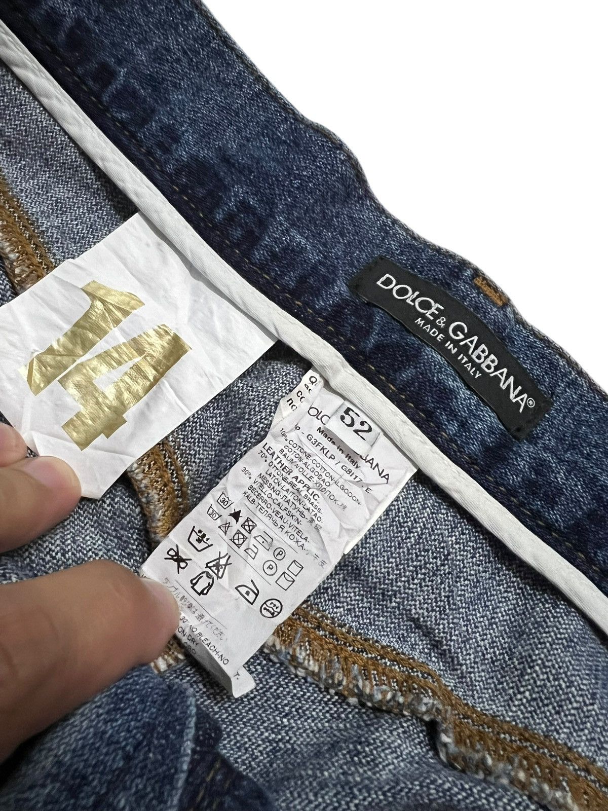 Dolce & Gabbana Dolce & Gabbana Distressed Mud Wash Jean Size US 36 / EU 52 - 11 Thumbnail