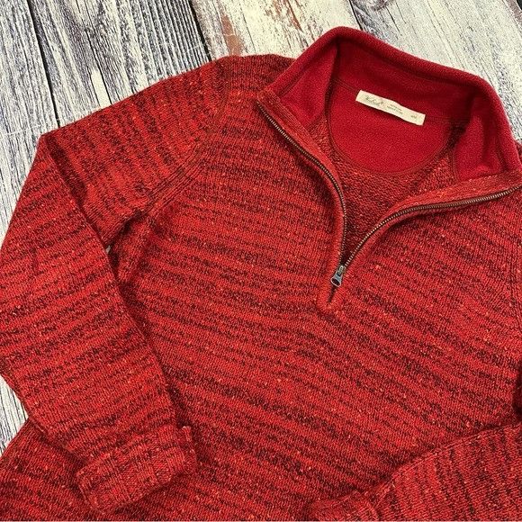 Woolrich Woolen Mills Woolrich Women’s 1/4 Zip Pullover Knit Sweater Size M / US 6-8 / IT 42-44 - 2 Thumbnail