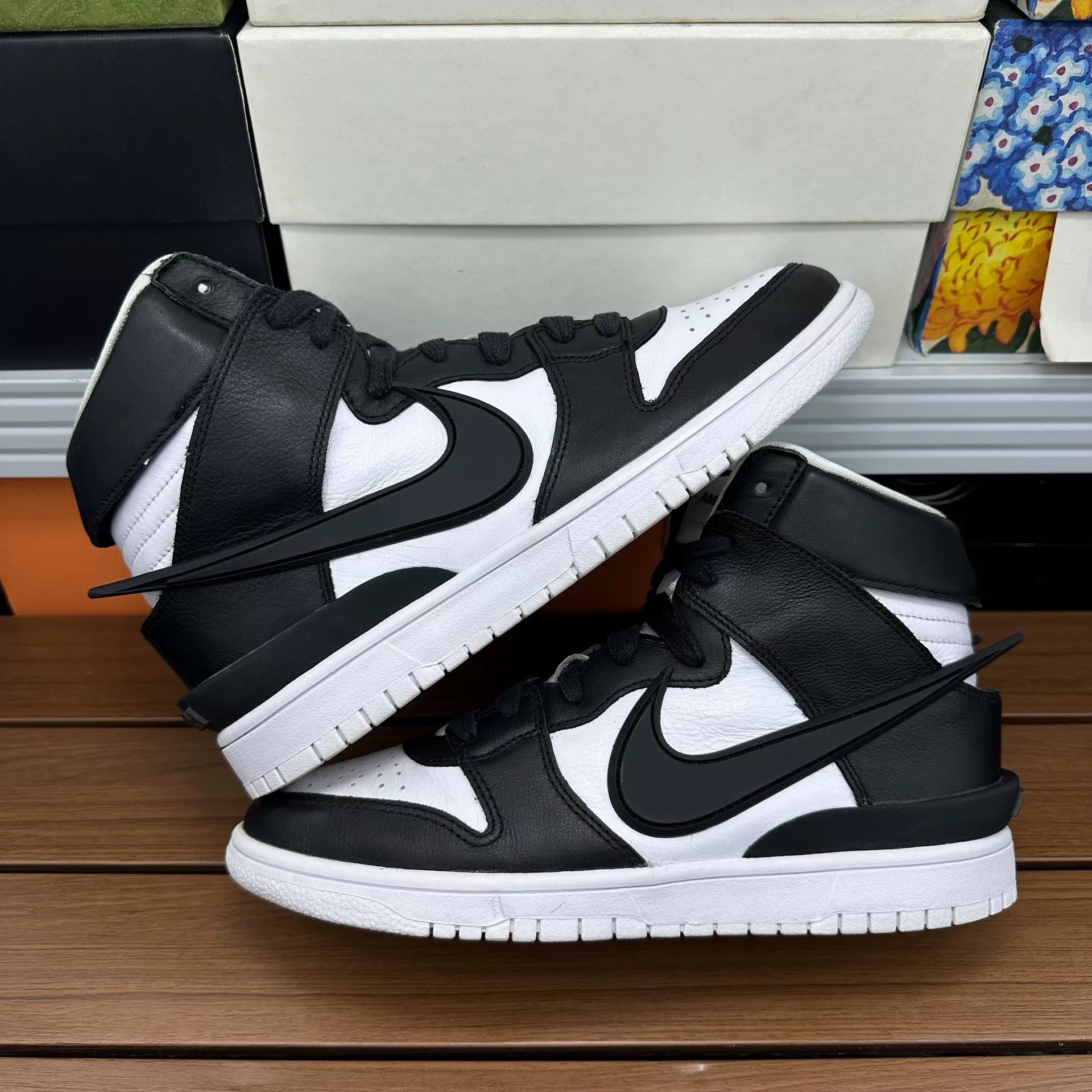 Ambush Design Ambush Design DUNK Collab Black Hitop Sneakers 8 Men Size US 8 / EU 41 - 1 Thumbnail