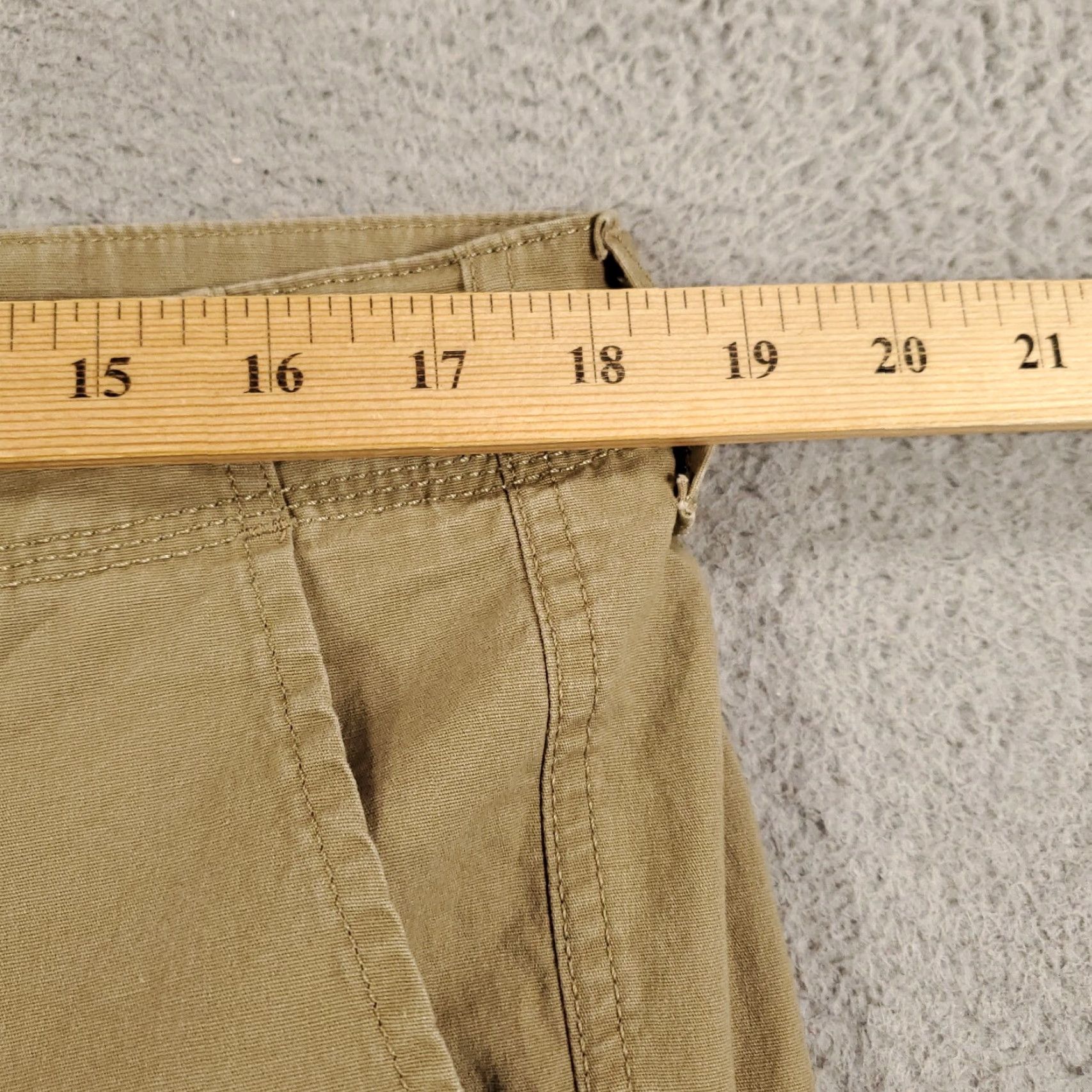 Vintage LL Bean Mens Pants 36x30 Double Knee Brown Lightweight Stretch Chino Casual Travel Workwear Vintage No Size US 36 / EU 52 - 2 Thumbnail