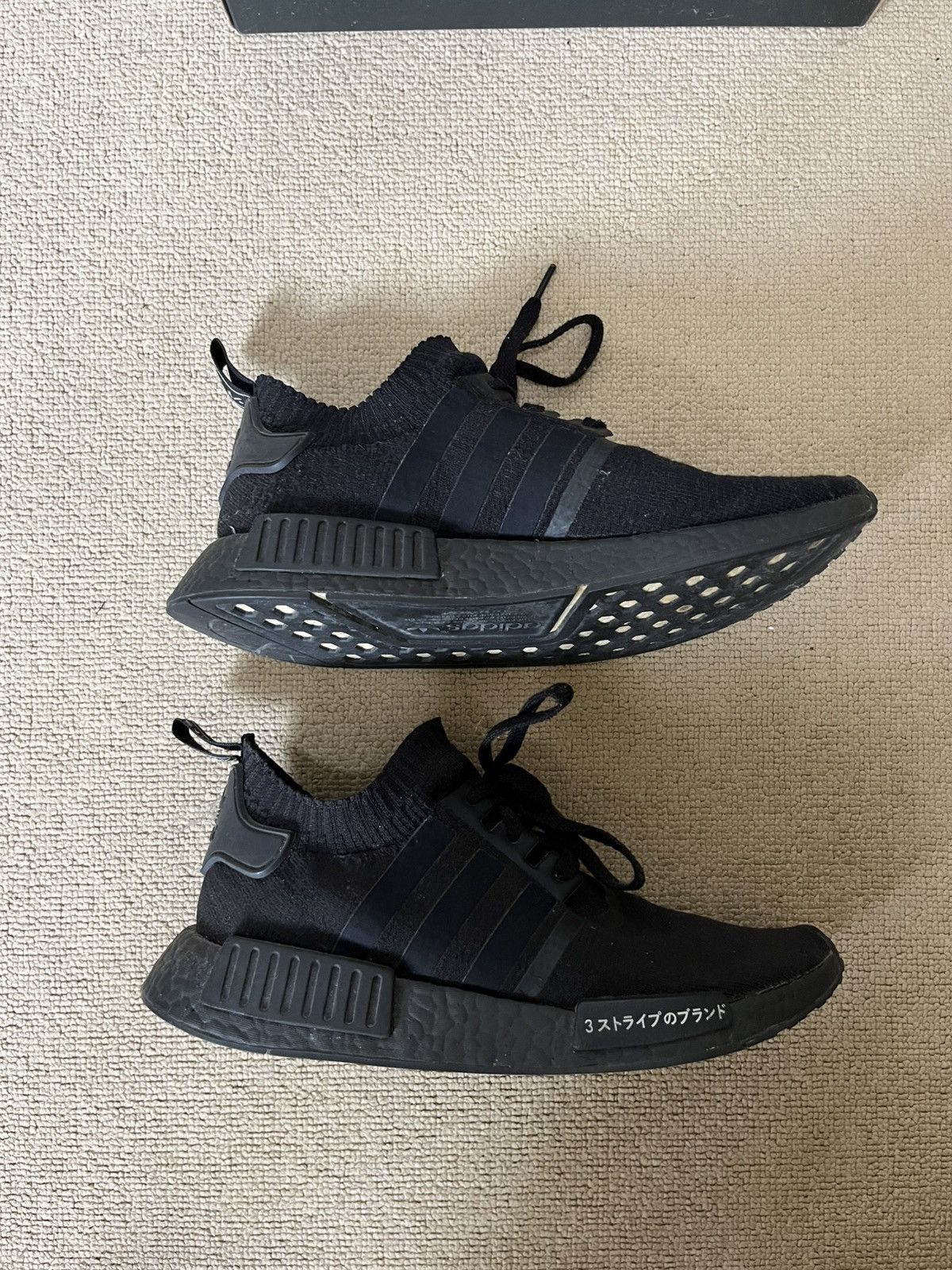 Adidas Adidas NMD R1 Triple Black Primeknit Japan Size US 9 / EU 42 - 4 Thumbnail