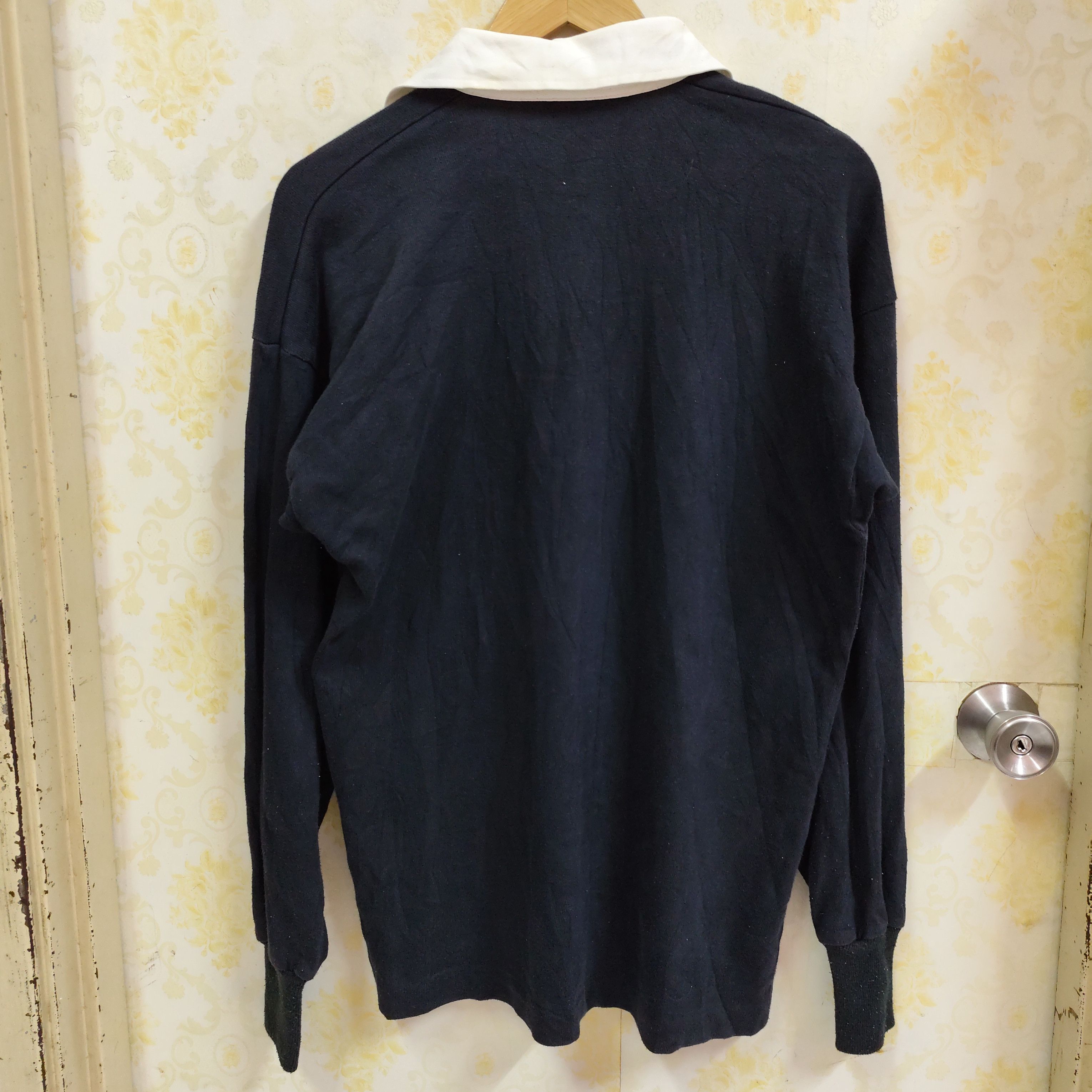 All Blacks × Canterbury of New Zealand × Vintage 🇳🇿VTG CANTERBURY MADE IN NEW ZEALAND ALL BLACK TEE Size US L / EU 52-54 / 3 - 11 Thumbnail