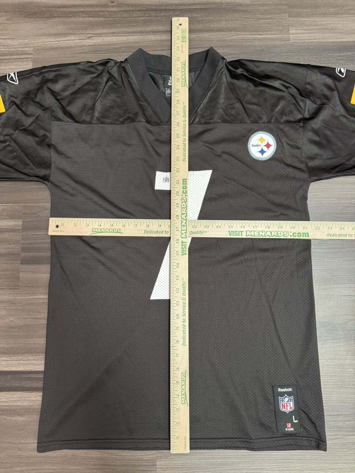 Reebok Pittsburgh Steelers Ben Roethlisberger #7 NFL Jersey Size US L / EU 52-54 / 3 - 6 Thumbnail