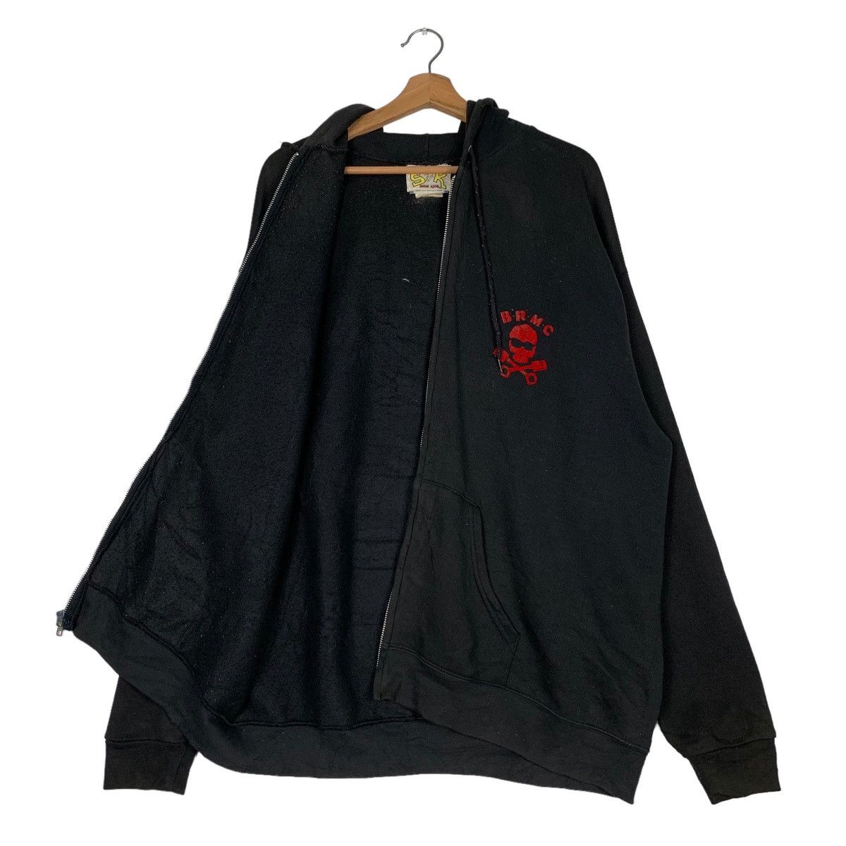 Lee 90s SIDE KICK BRMC Skull Big Logo Pullover Hoodies #0728-C33 Size US XL / EU 56 / 4 - 10 Thumbnail