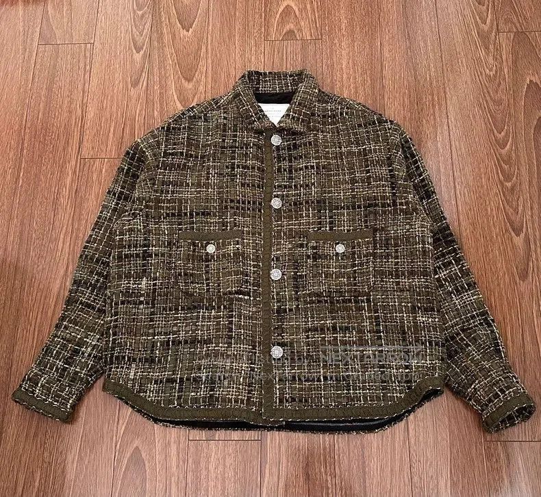 READYMADE READYMADE Tweed Shirt Jacket. Size US L / EU 52-54 / 3 - 1 Thumbnail