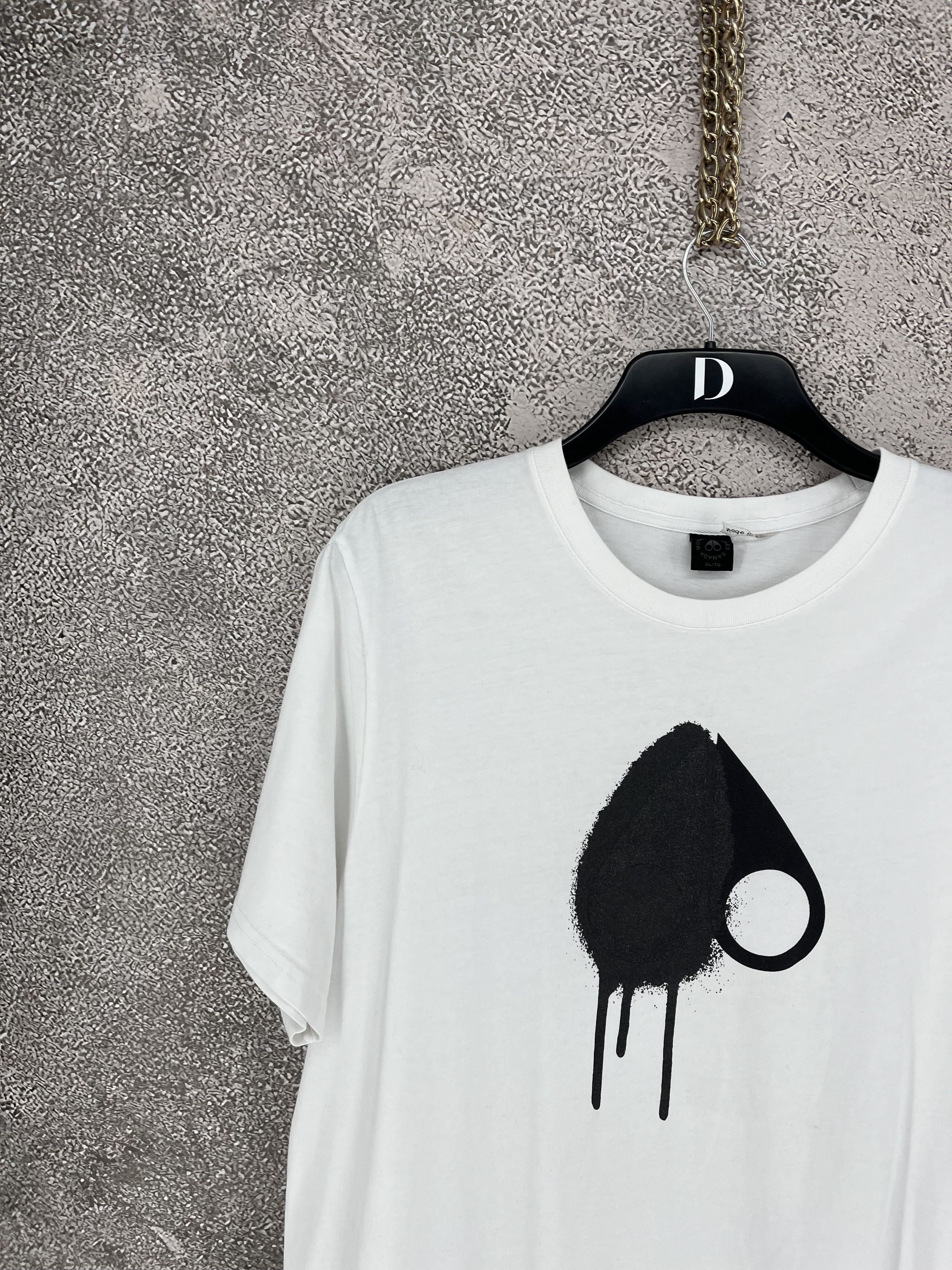 Moose Knuckles Moose Knuckles Augustine T-shirt White With Logo Print Size US XL / EU 56 / 4 - 4 Thumbnail