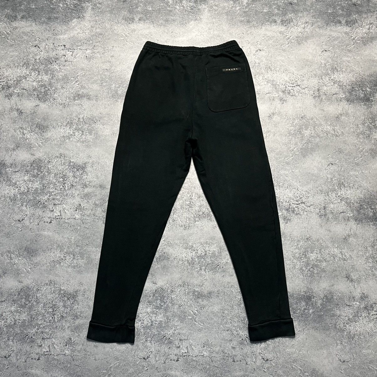 Prada Prada Black Tab Sweatpants Joggers Luxury Designer Size US 28 / EU 44 - 19 Thumbnail