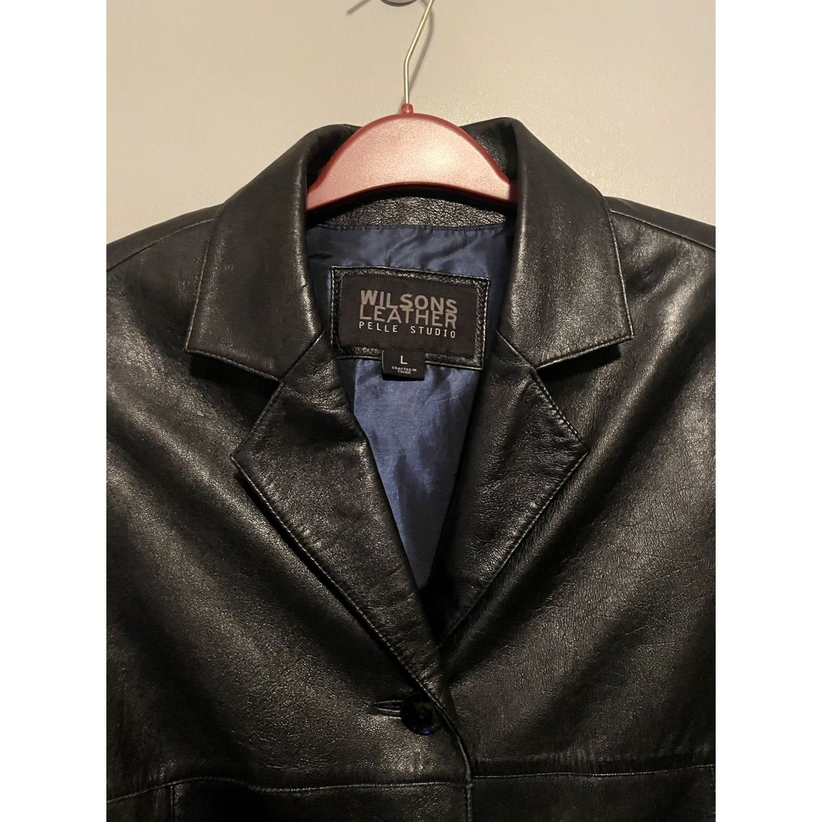 Vintage VINTAGE Wilsons Leather Jacket Black Women's L Jacket Leather Woman 28" 18" Pit to Pit Size L / US 10 / IT 46 - 2 Thumbnail