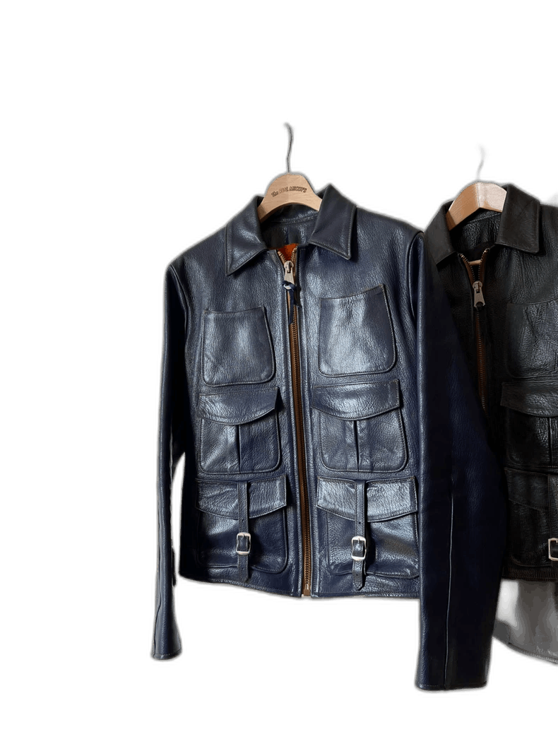 Freewheelers freewheelers 3rd stone blue leather jacket Size US M / EU 48-50 / 2 - 1 Thumbnail