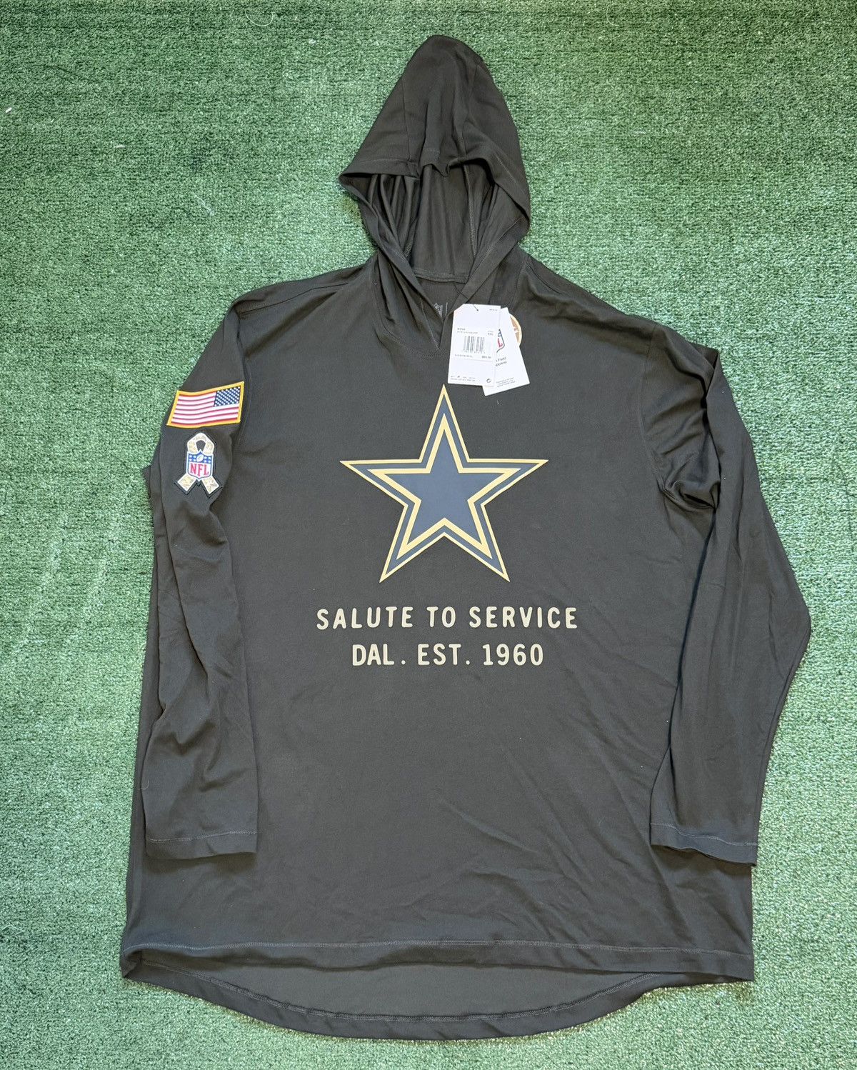 Nike Dallas Cowboys Salute to Service Lightweight Hoodie Nike Size US XXL / EU 58 / 5 - 1 Thumbnail