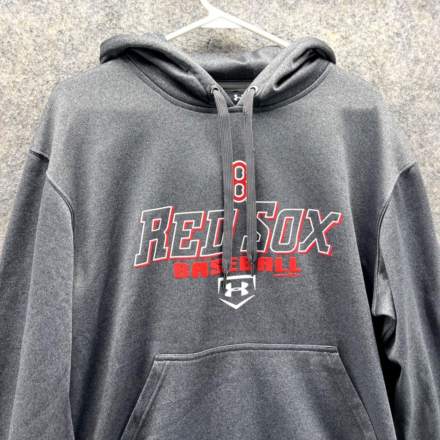 Under Armour Under Armour Sweater Hooded Baseball Logo Red Gray Men Small Adult Regular Fit Pullover Jacket Size US S / EU 44-46 / 1 - 3 Thumbnail