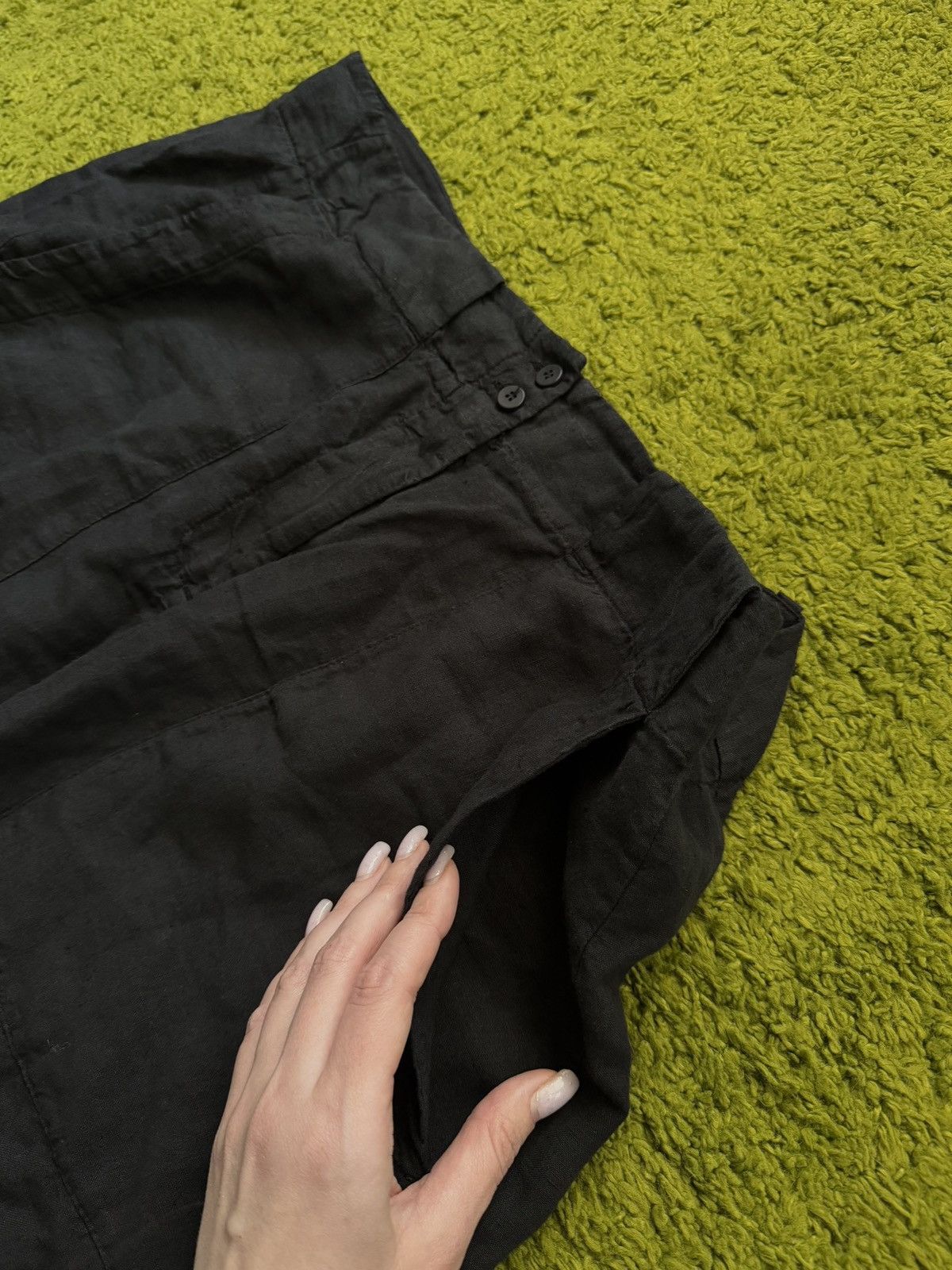 Transit × Transit Uomo Transit Par-such avant garde 100% linen maxi skirt Size 30" / US 8 / IT 44 - 3 Thumbnail