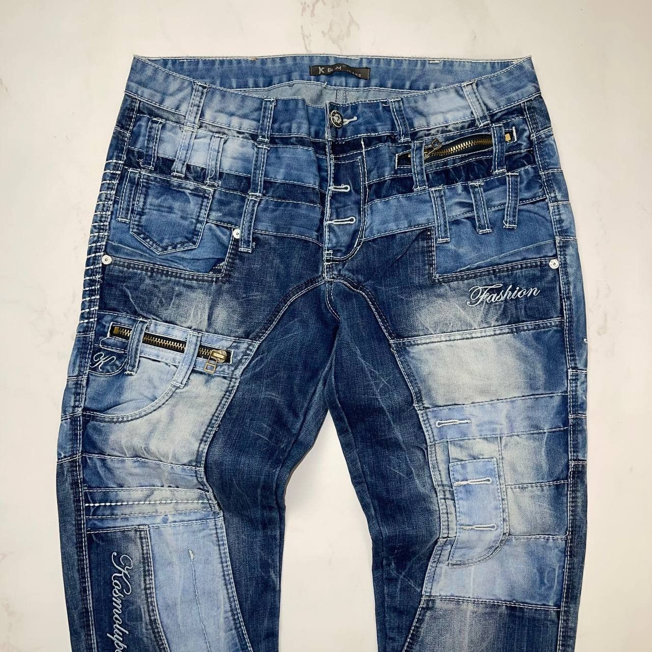 Japanese Brand Japanese Brand Kosmo Lupo Vintage Avant Garde Jeans 36 Size Size US 36 / EU 52 - 4 Thumbnail