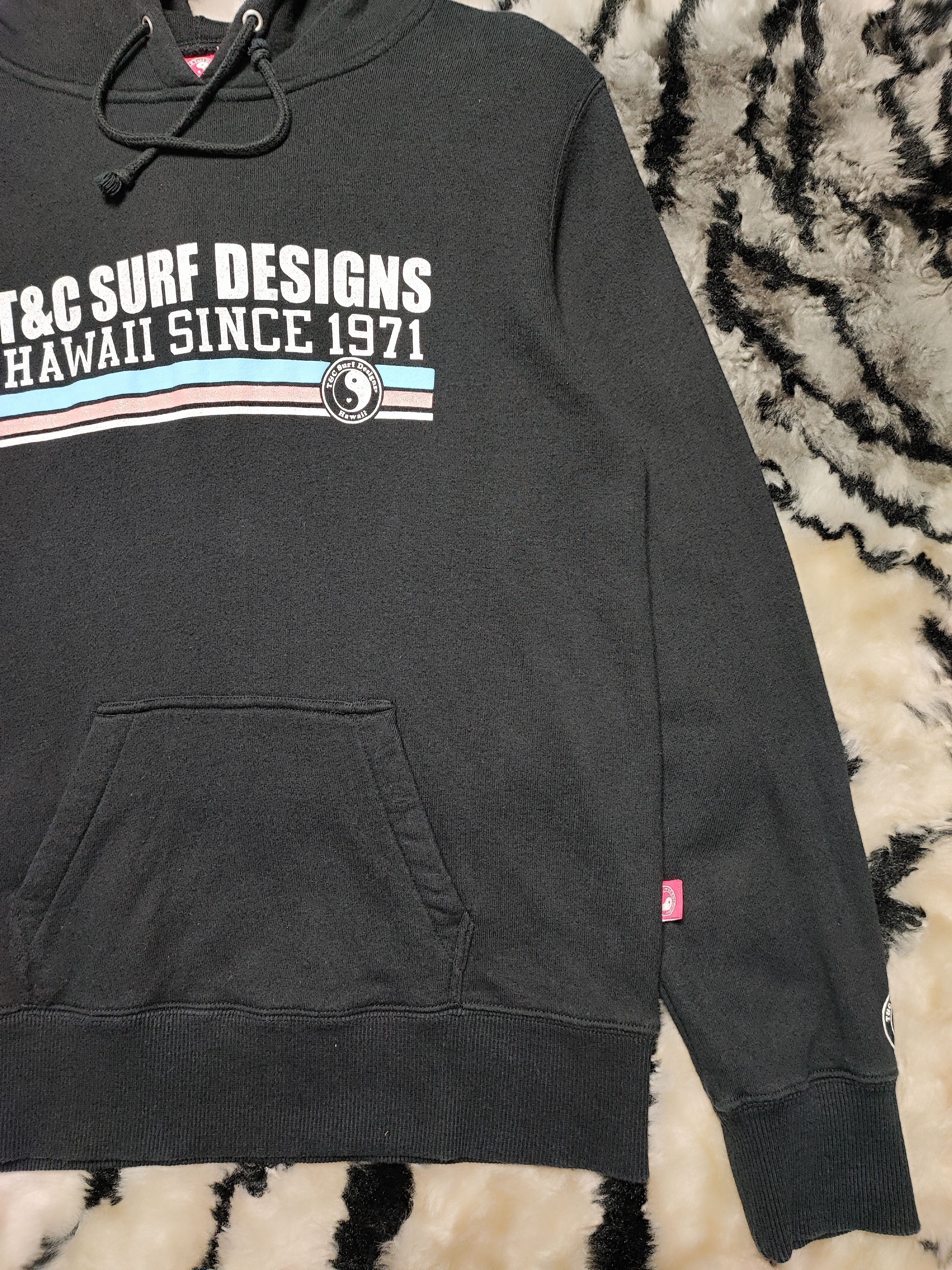 Vintage T&C SURF DESIGN HOODIE Size US S / EU 44-46 / 1 - 4 Thumbnail