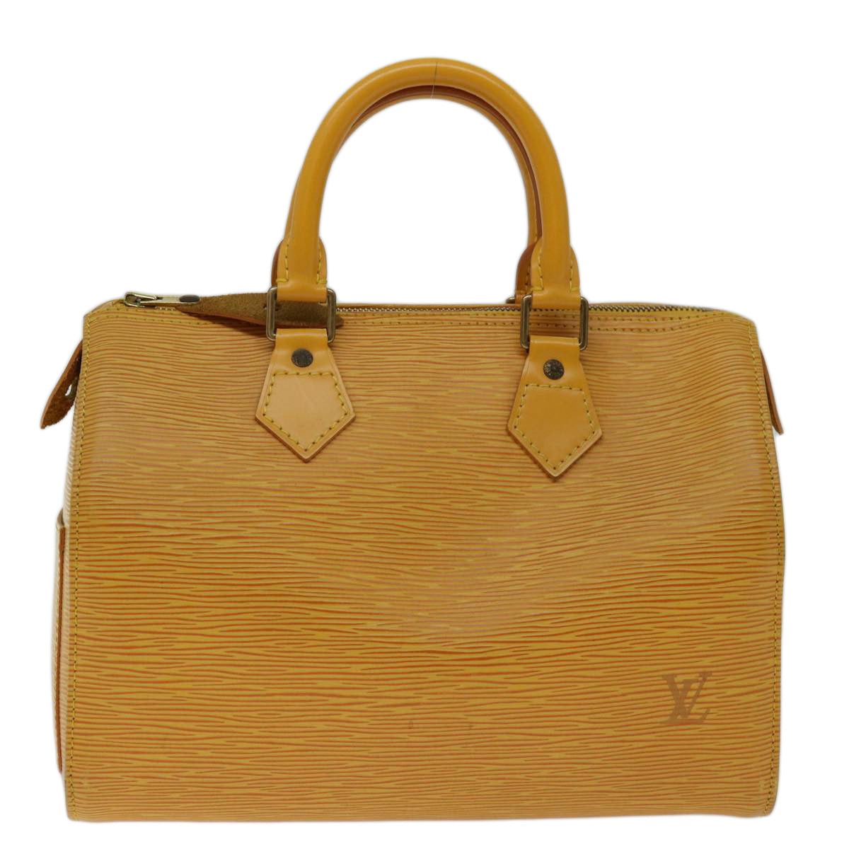 image of Louis Vuitton Speedy 25 Handbag in Yellow, Women's