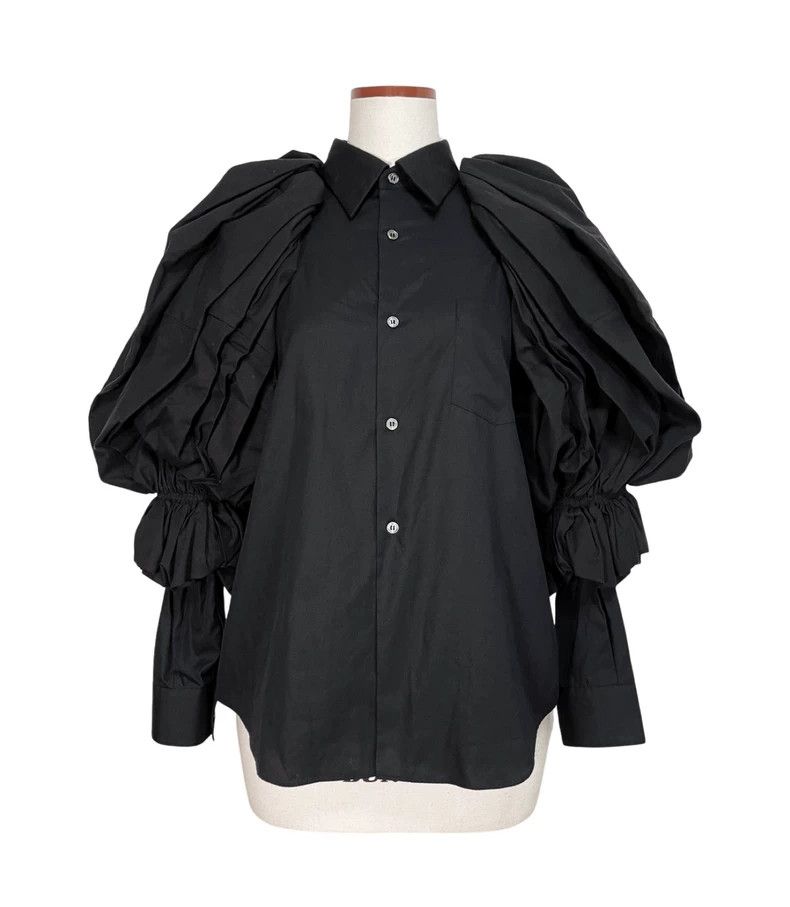 Comme des Garcons Comme Des Garcons Pleated Lace Cotton Filling Short Shirt Size S / US 4 / IT 40 - 1 Thumbnail