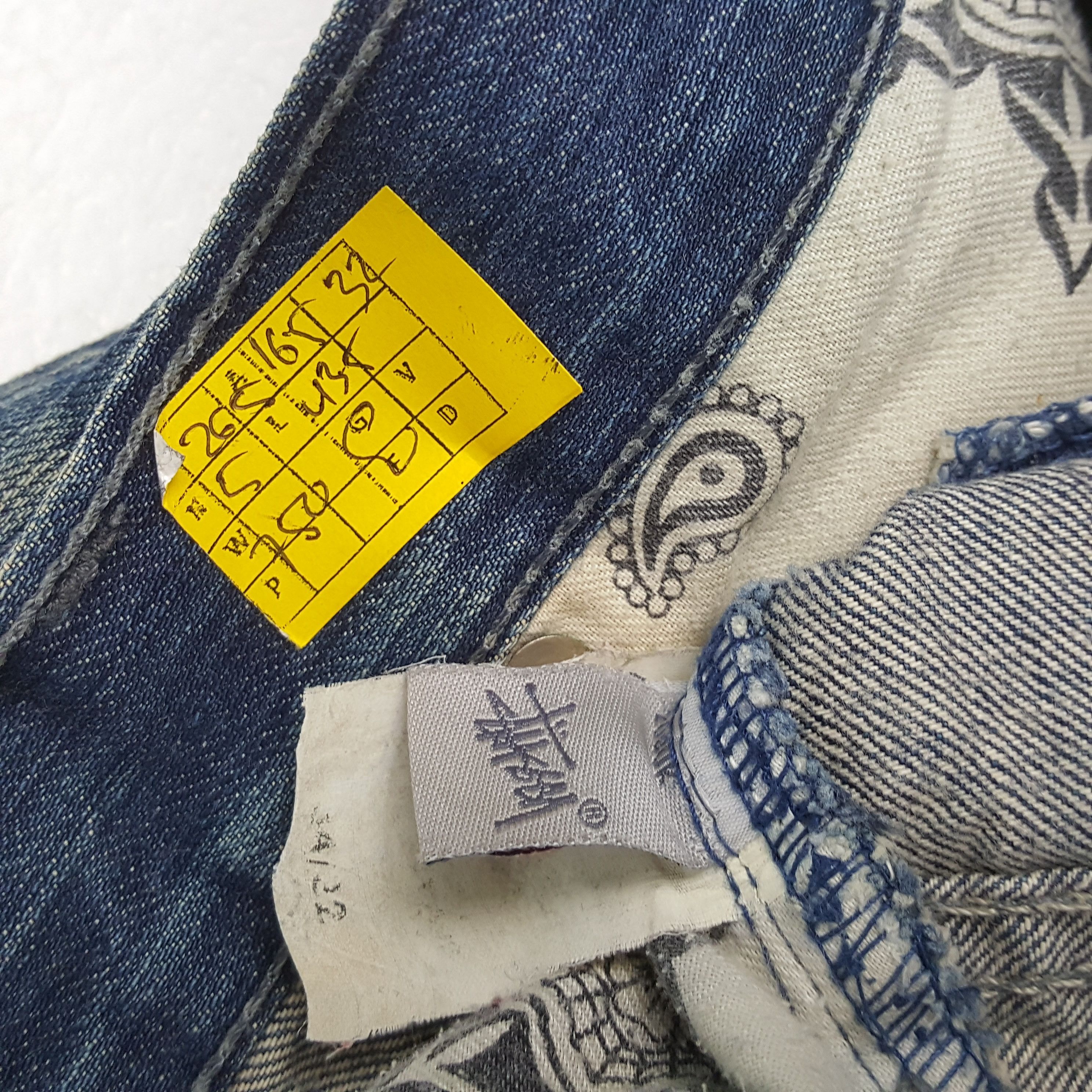 Stussy × Vintage Vintage STUSSY Streetwear Skateboard Logo Custom Style Jean Size US 33 - 13 Thumbnail