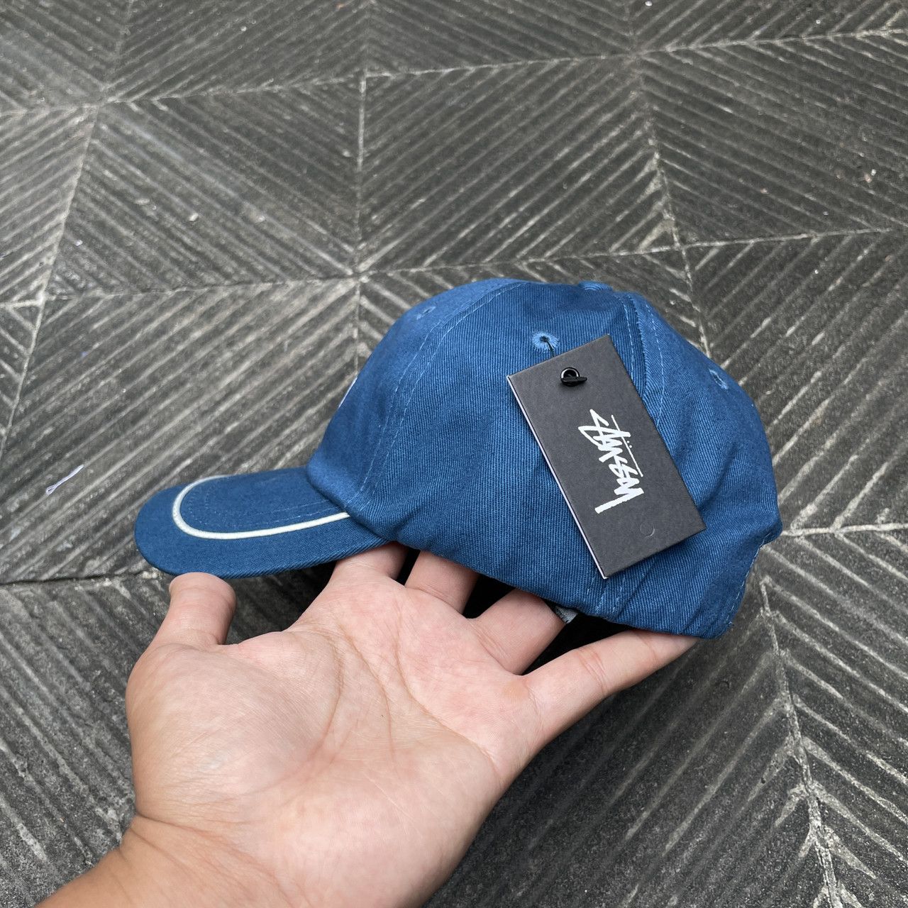 Stussy Stussy Classic Cap in Blue OS Size ONE SIZE - 3 Thumbnail