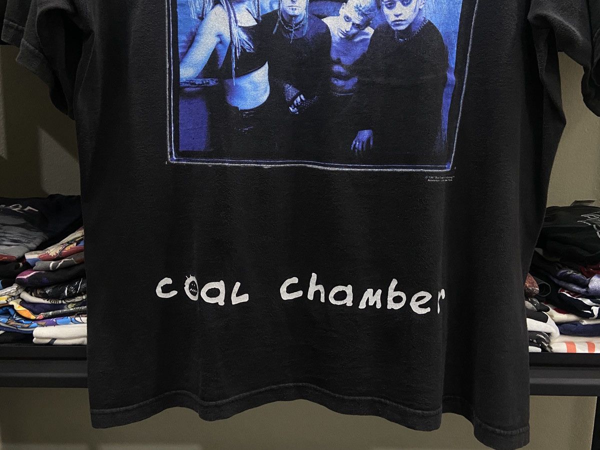 Band Tees × Vintage Vintage 1997s Coal Chamber Metal BlueGrape Rock TOUR TShirt Size US XL / EU 56 / 4 - 8 Thumbnail