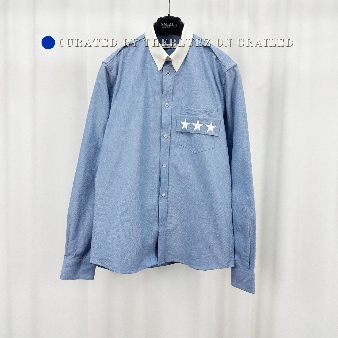 Givenchy Givenchy Embroidered Star Shirt Size US XXS / EU 40 - 1 Thumbnail