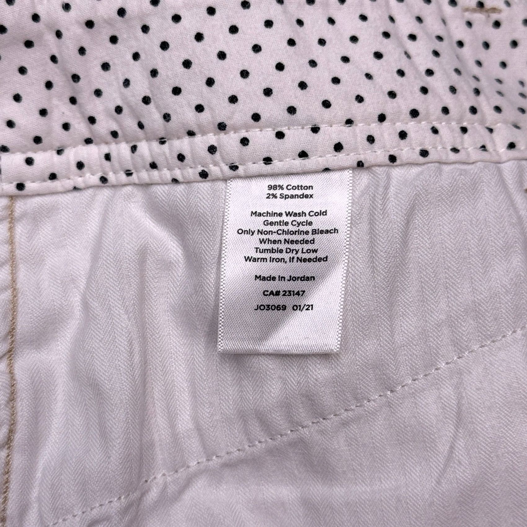 Talbots Talbots Womens 16 Tan High Rise Stretch Chino Shorts 6.5in Inseam Brown Regular Size 38" / US 16 / IT 52 - 4 Thumbnail
