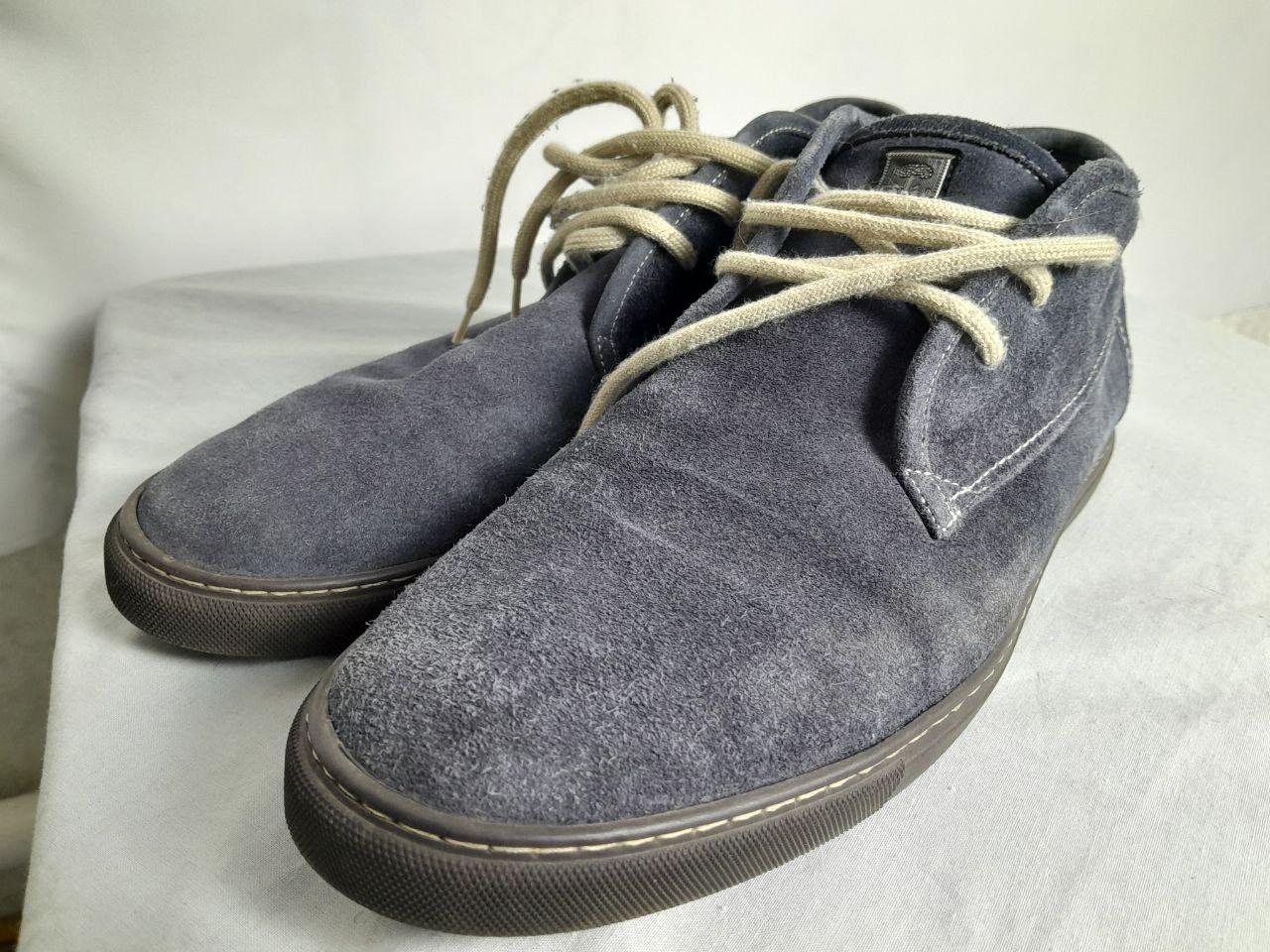 Corneliani Corneliani ID Blue Suede Desert Boots Made in Italy Size US 10.5 / EU 43-44 - 4 Thumbnail