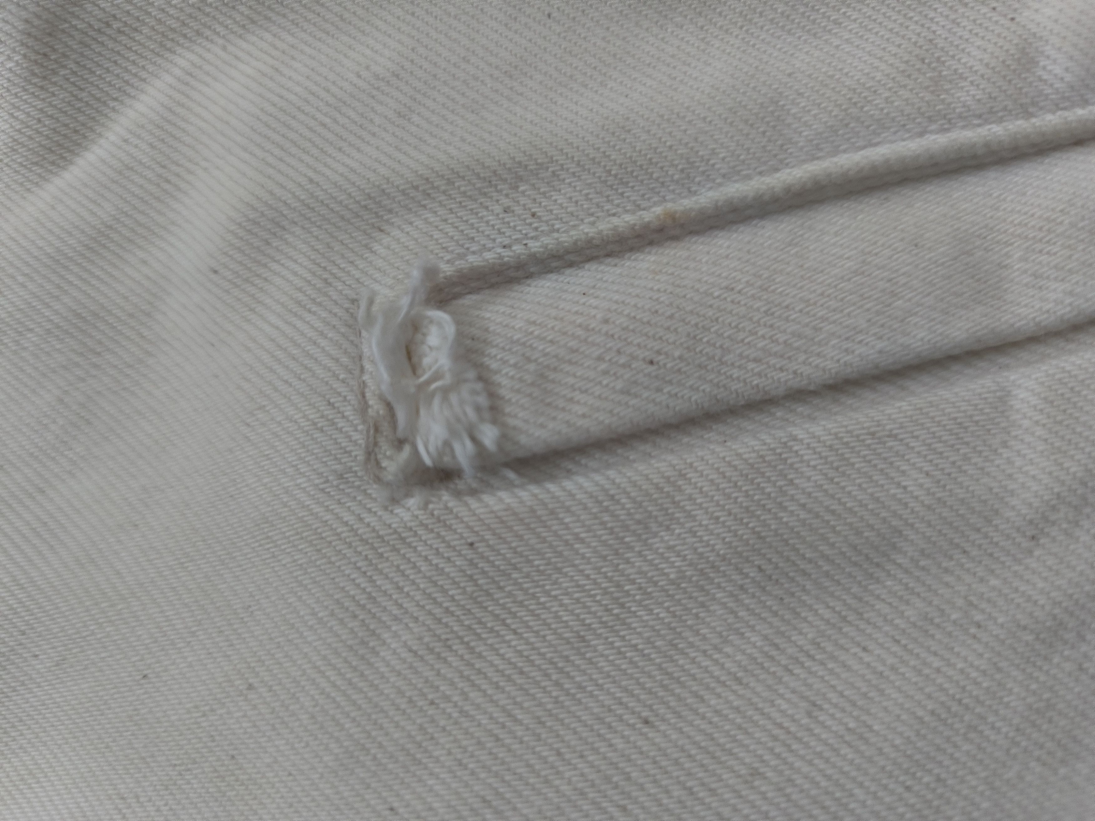 Yohji Yamamoto Ined Homme White Denim Jacket Size US M / EU 48-50 / 2 - 11 Thumbnail
