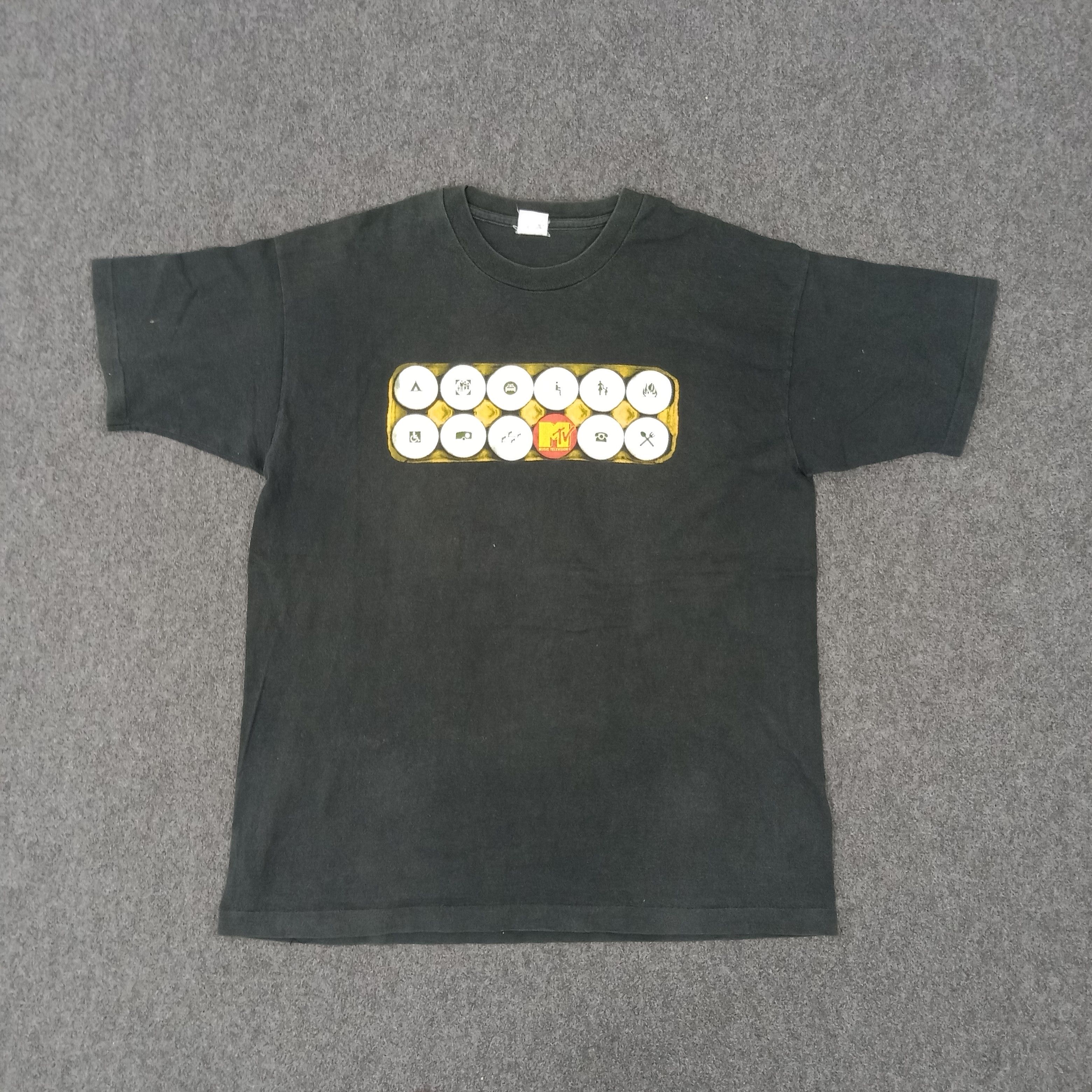 Mtv × Vintage MTV Music Television American Promo Tshirt Size US L / EU 52-54 / 3 - 1 Thumbnail