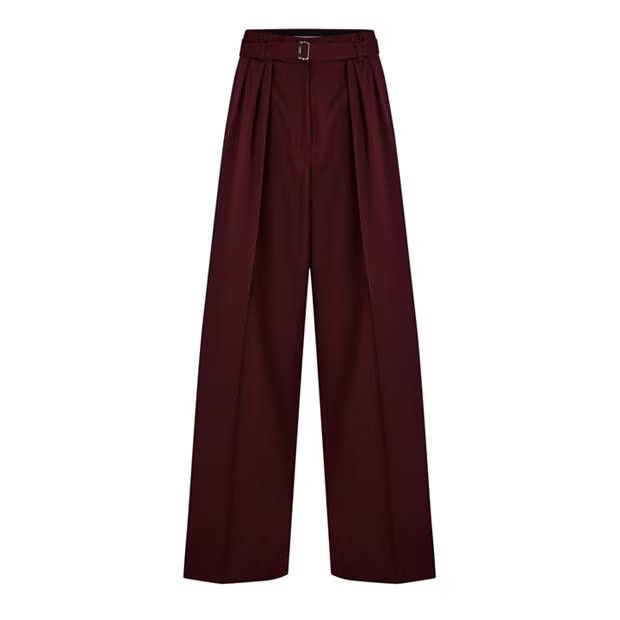 Lanvin o1g2r1mq1024 Pant in Burgundy Size 26" / US 2 / IT 38 - 1 Thumbnail