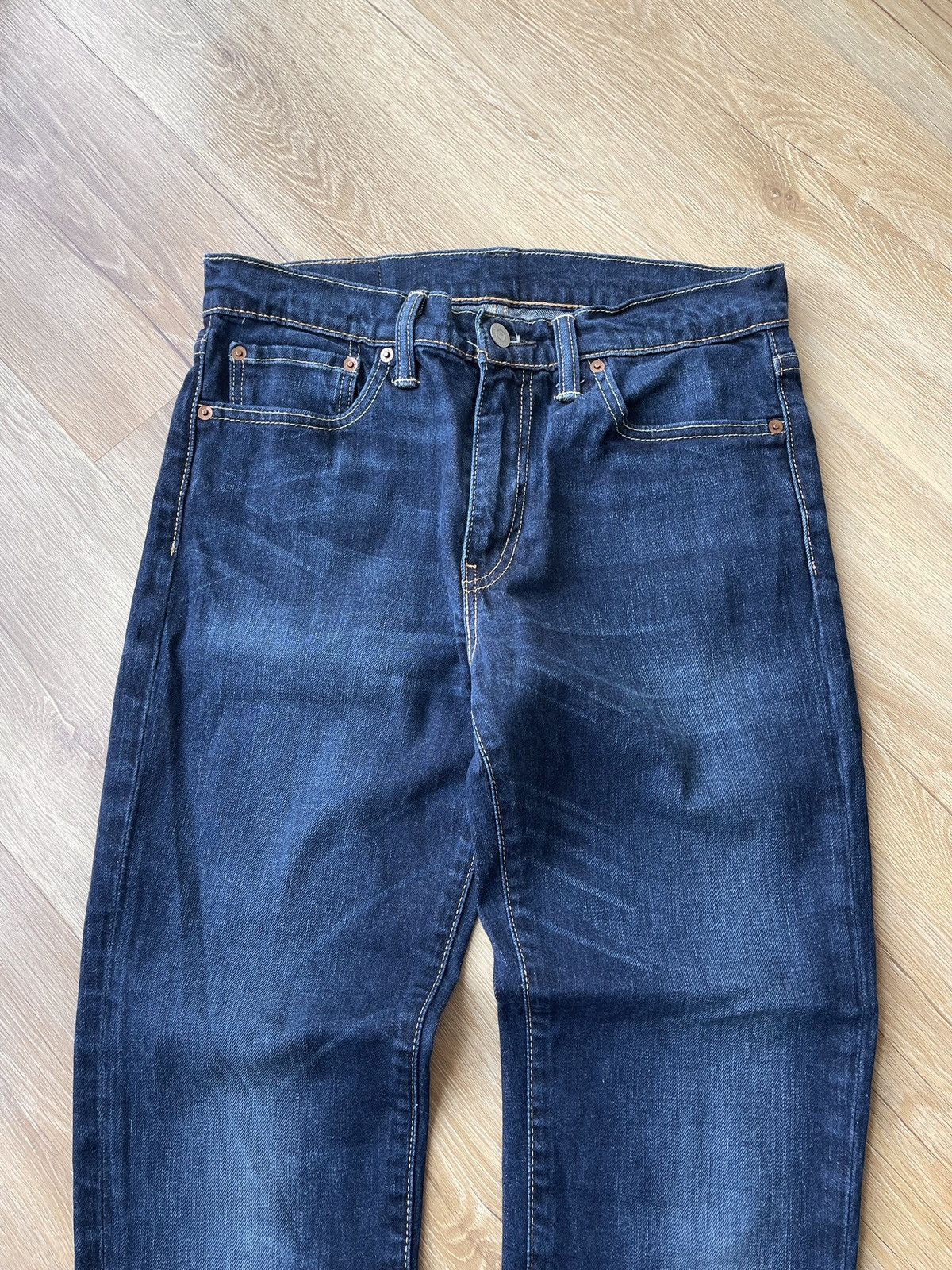 Levi's Levi's 511 Slim Fit Blue Denim Jeans Dark Wash Classic Size US 31 - 12 Thumbnail