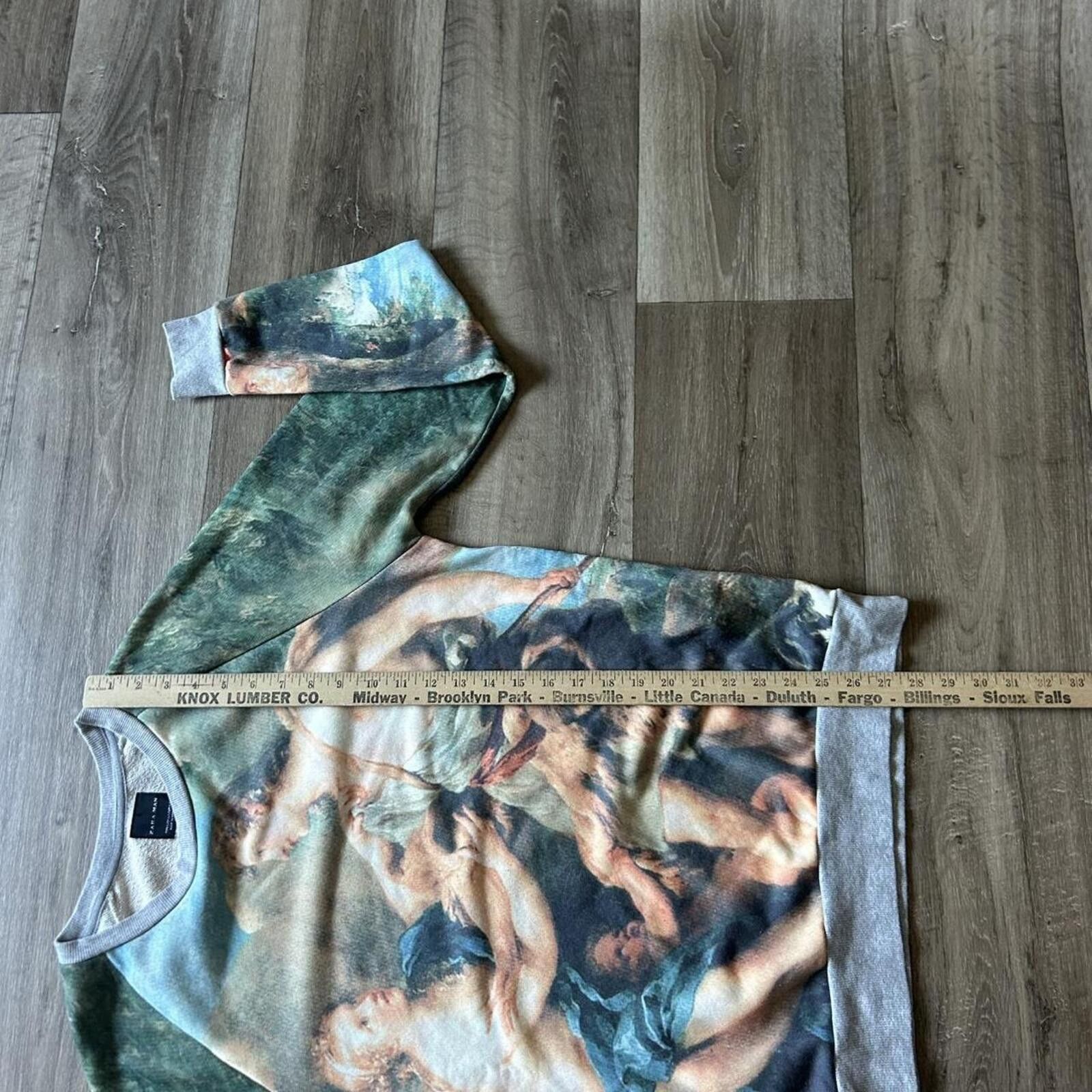 Zara Zara Man multicoloured art painting sweatshirt Size L Size US L / EU 52-54 / 3 - 6 Thumbnail