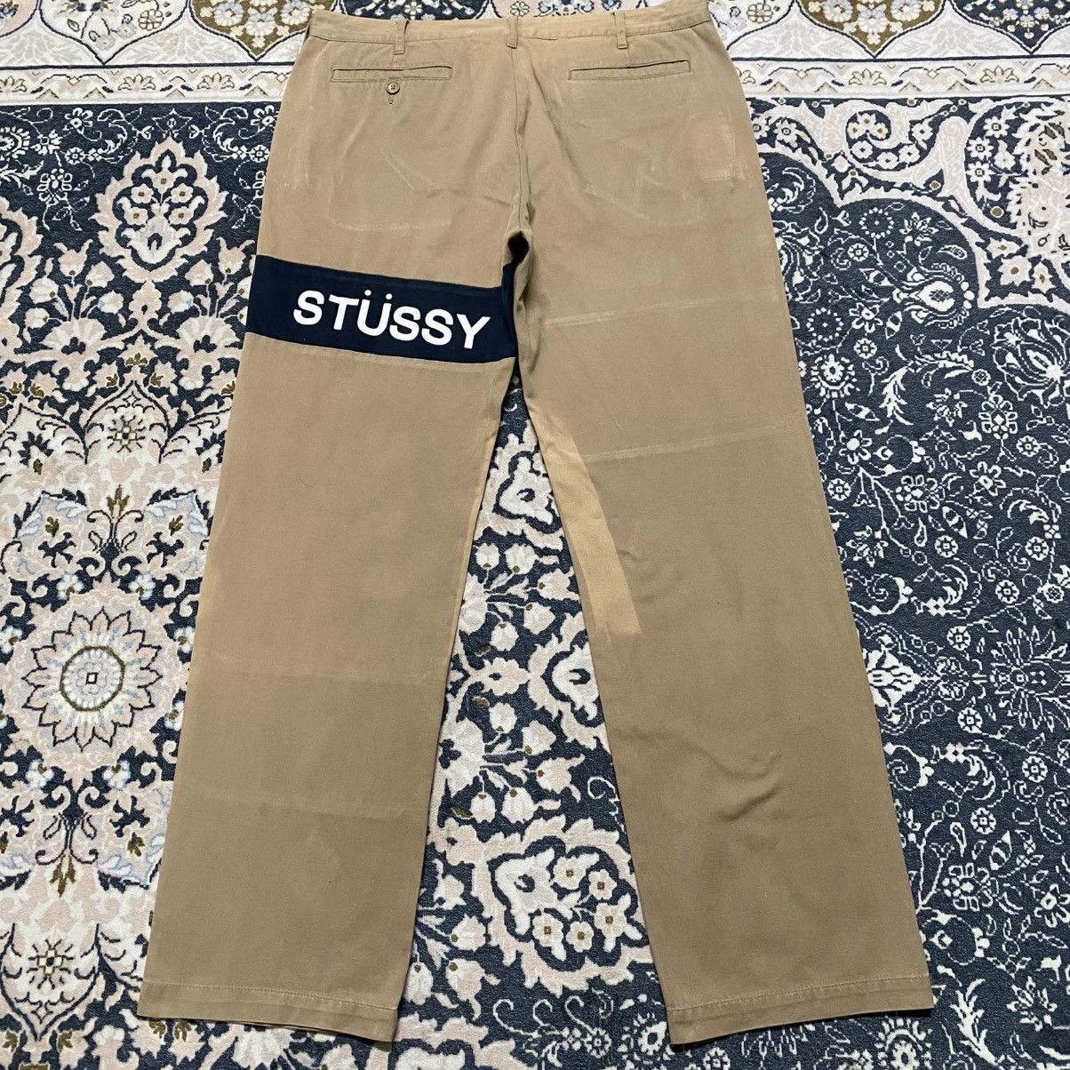 Stussy Stussy Chinos Spellout Pants Faded Size US 34 / EU 50 - 18 Thumbnail