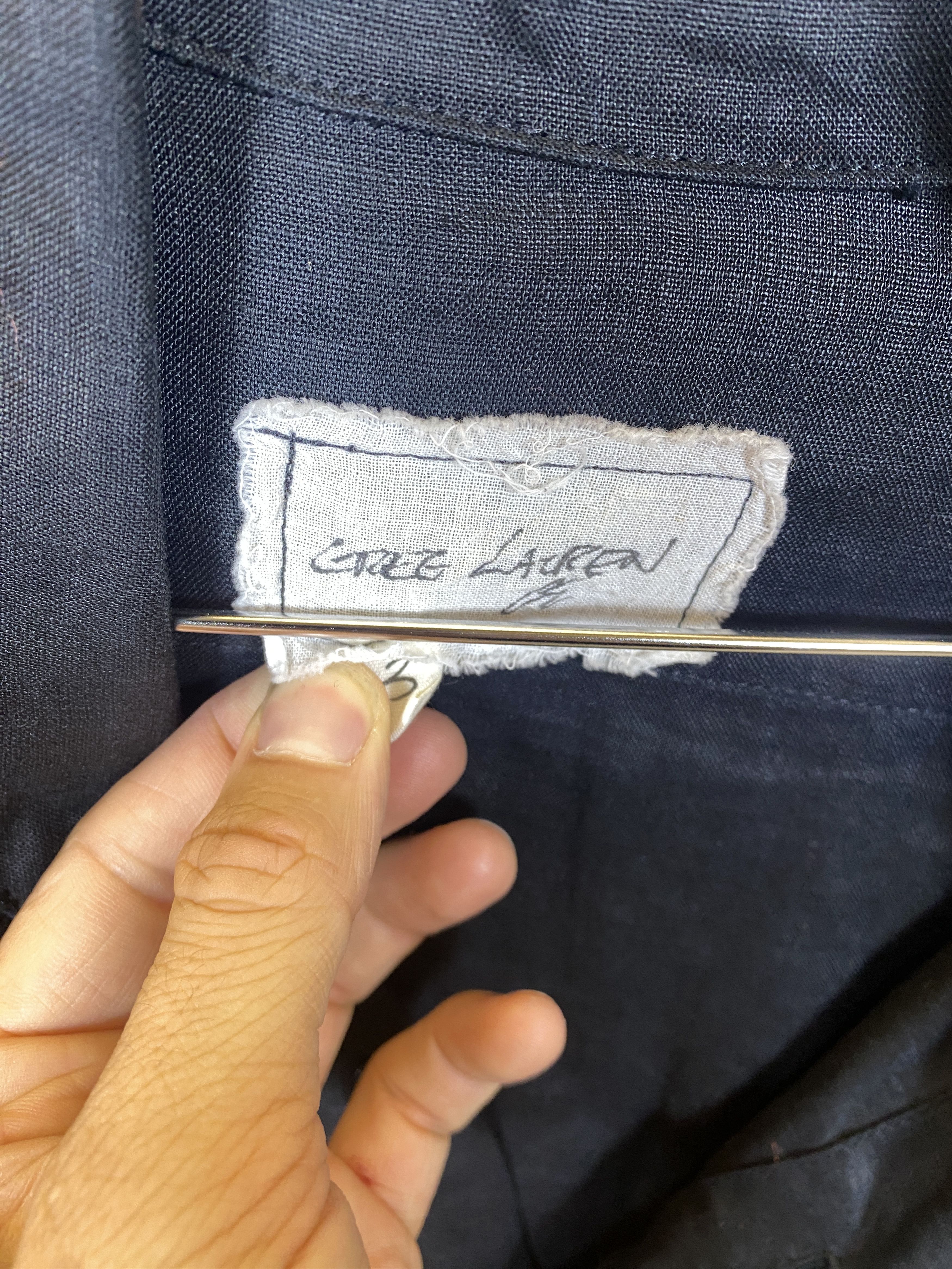 Greg Lauren Greg Lauren Sample Long Linen Cargo Shirt Jacket Size US L / EU 52-54 / 3 - 3 Thumbnail