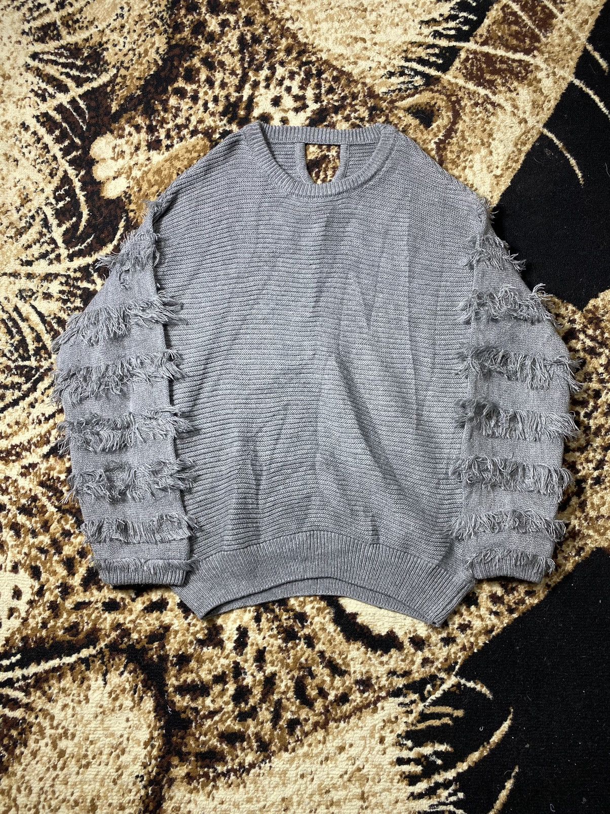 image of Beauty Beast Daisy Merry Grunge Mohair Krut Cobain Style in Grey, Men's (Size Medium)