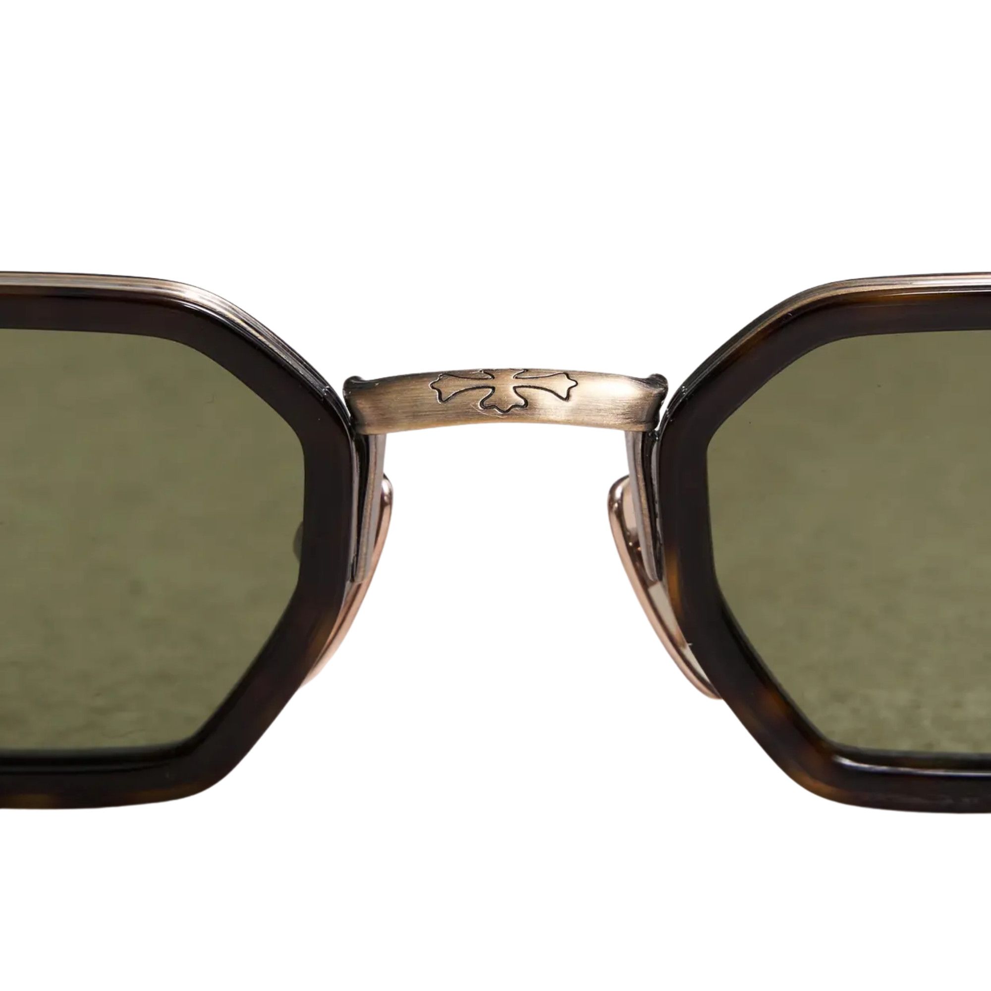 Chrome Hearts CHROME HEARTS STYLIDA Dark Tortoise / Antique Gold Size ONE SIZE - 6 Thumbnail