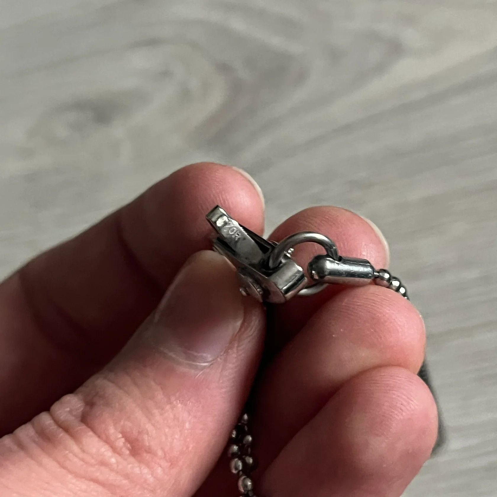 Dolce & Gabbana Dolce & Gabbana Cowboy Dog Tag Necklace Size ONE SIZE - 6 Thumbnail