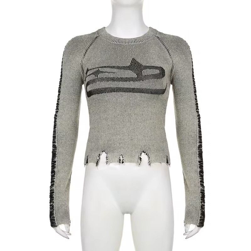 Other Vintage Retro Ripped Streetwear Knitwear Pullover Size S / US 4 / IT 40 - 3 Thumbnail