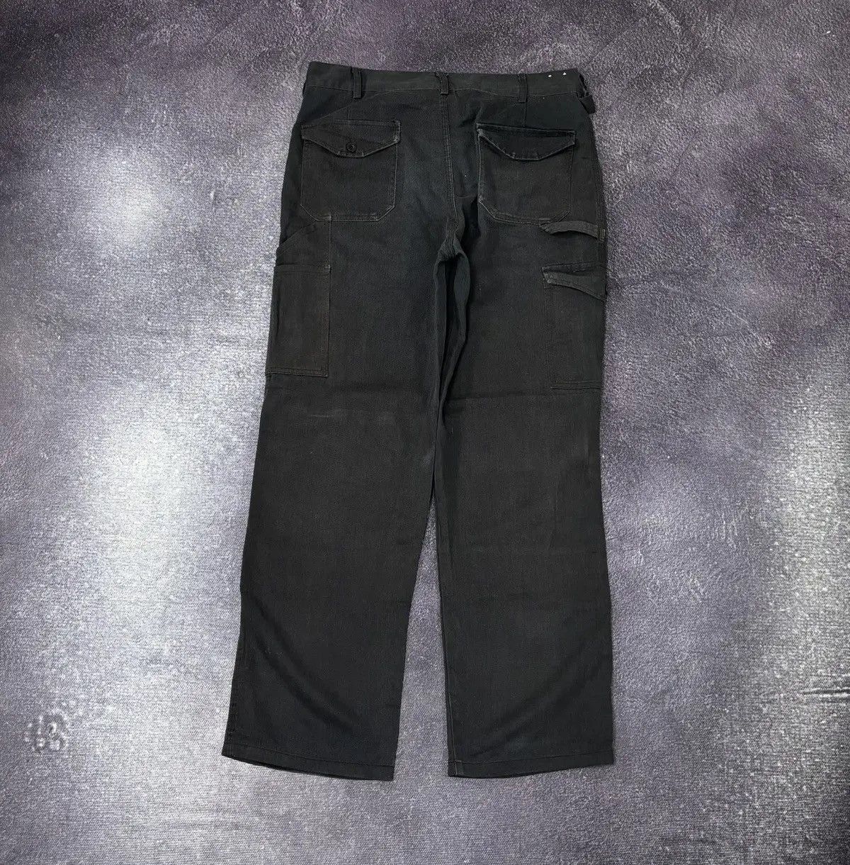 Dickies × Vintage Vintage 90s Dickies USA Black Work Hype Baggy Cargo Pants Size US 34 / EU 50 - 2 Thumbnail