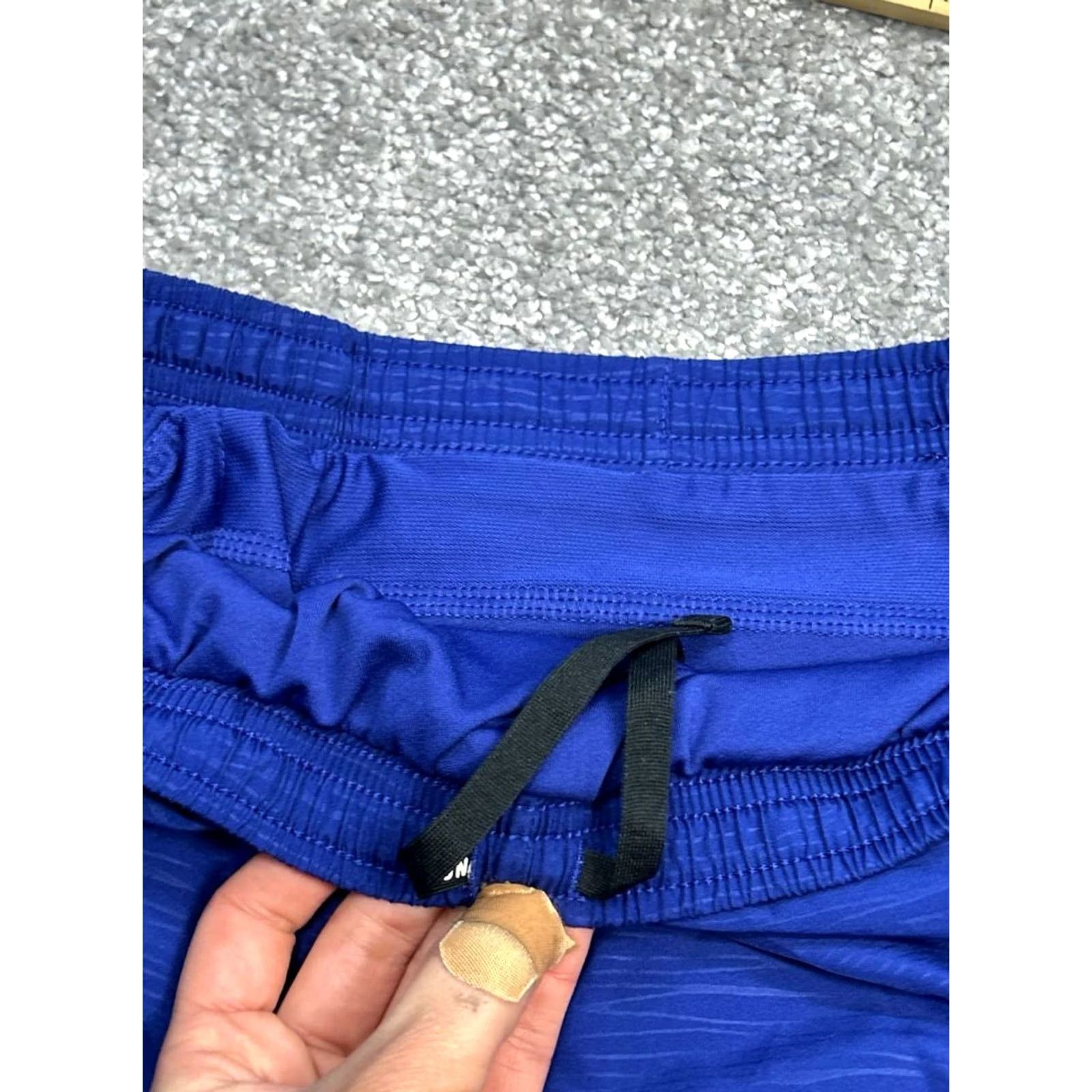 Nike Nike Running Shorts Womens Small Blue Dri Fit Short Liner Swoosh Logo Stretch Activewear Sports Size 28" / US 6 / IT 42 - 7 Thumbnail