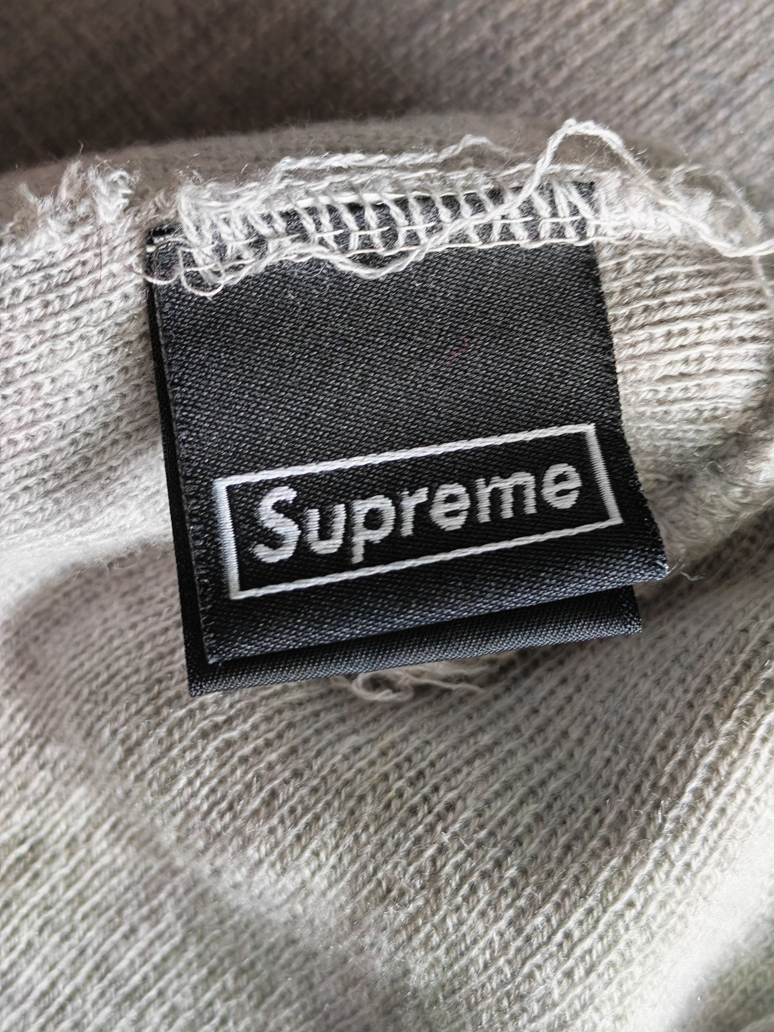 MLB × New Era × Supreme Supreme x New Era NY Box Logo Gray Red White Logo Beanie Hat Size ONE SIZE - 6 Thumbnail