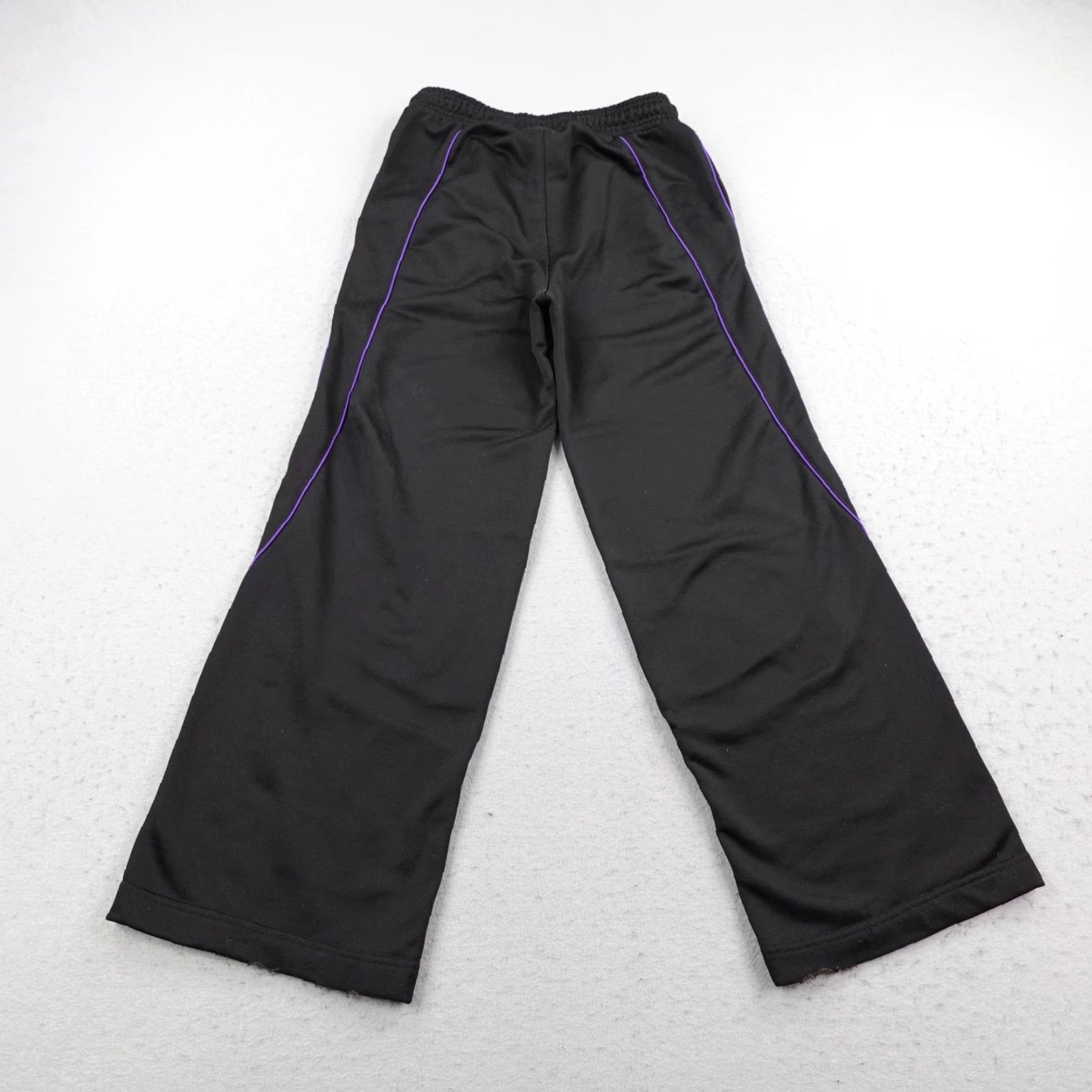 Puma Puma Pants Mens Medium Black PAM Perks And Mini Track Wide Leg Warmup Pants Size US 31 - 6 Thumbnail