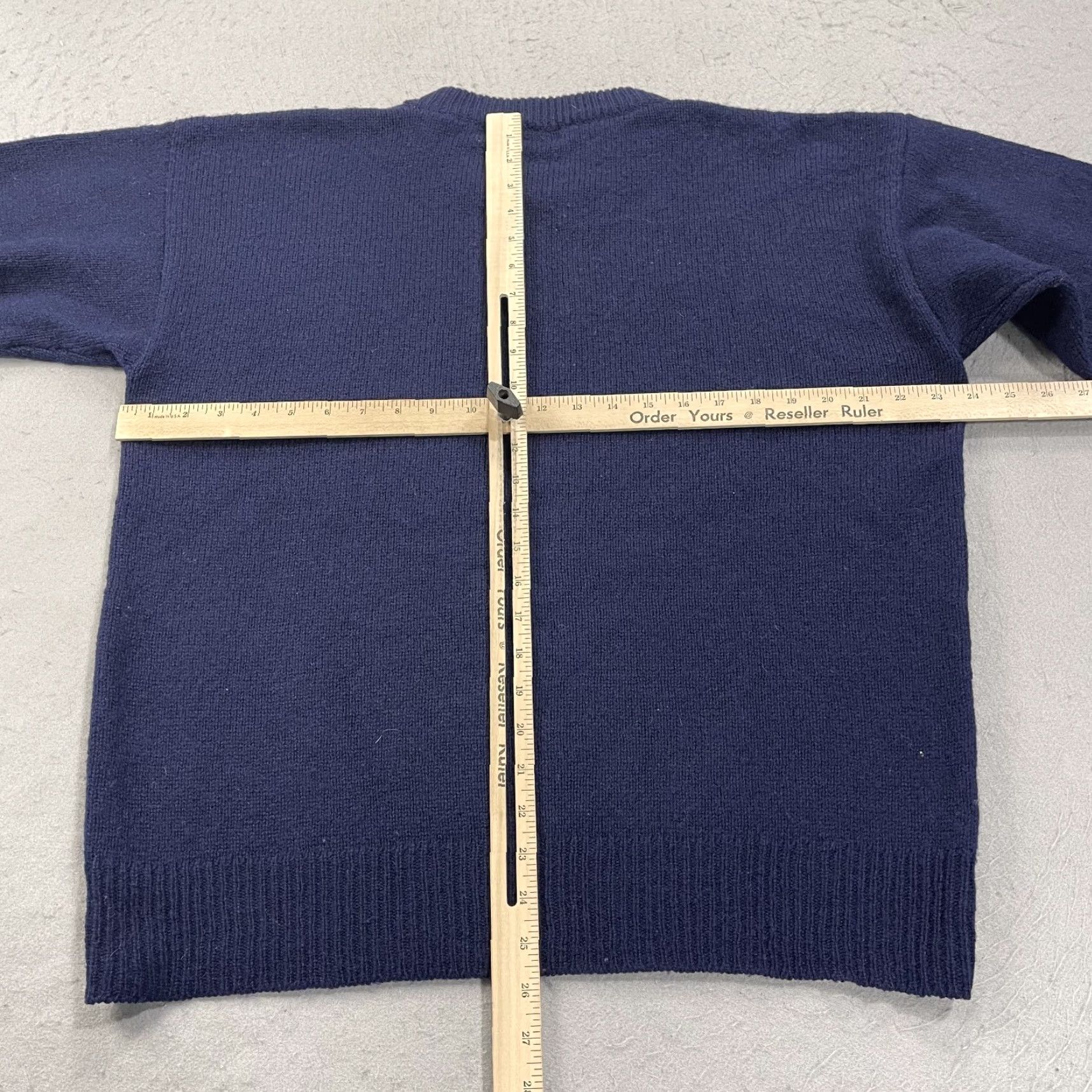 Vintage VINTAGE Grandpa Sweater Mens Large Blue Argyle Pure Shetland Wool Crewneck 80s Size US L / EU 52-54 / 3 - 6 Thumbnail