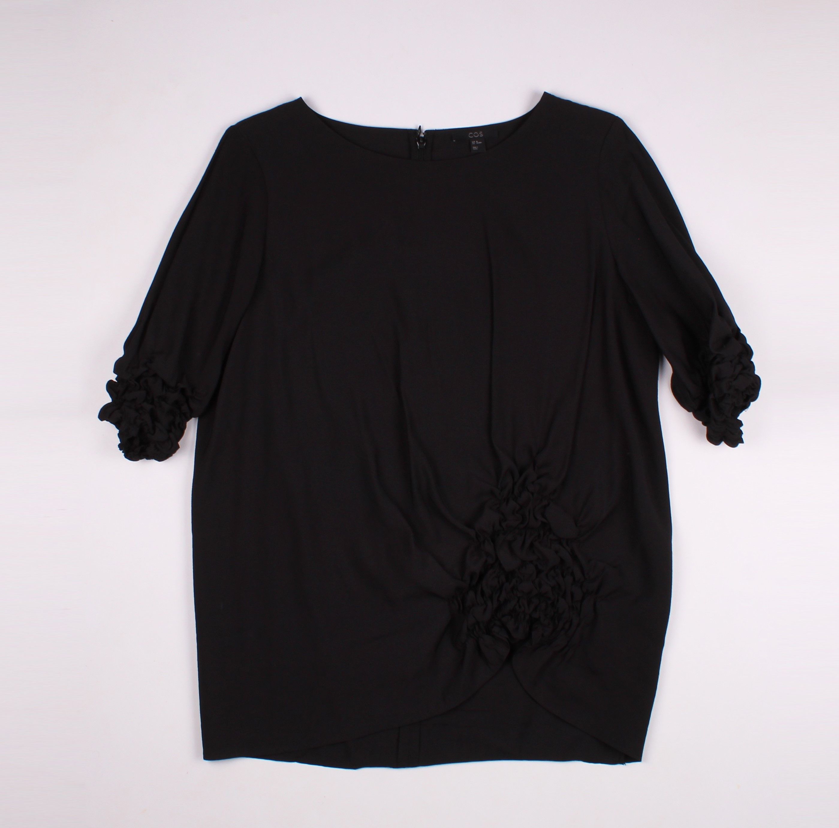 Cos COS Avant Garde Textured 3/4 Sleeve Blouse Size M / US 6-8 / IT 42-44 - 4 Thumbnail