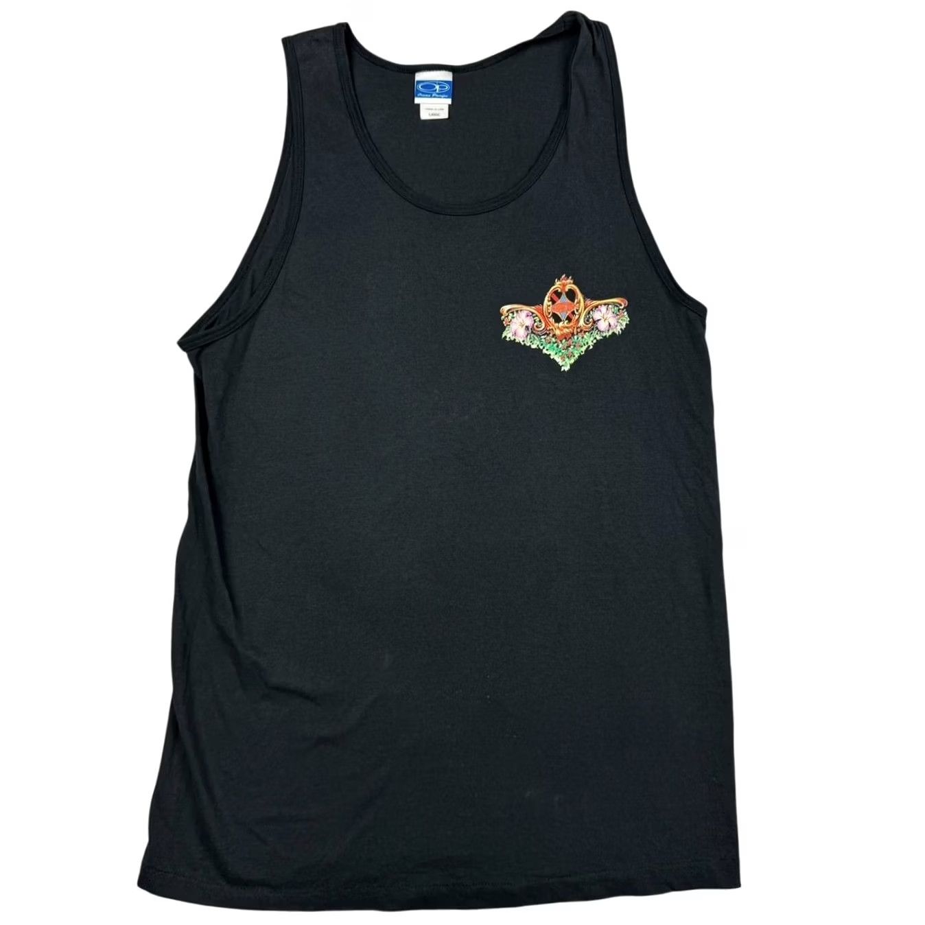 Ocean Pacific VINTAGE Ocean Pacific Men's Tank Top Black Large Single Stitch 90s Size US L / EU 52-54 / 3 - 3 Thumbnail