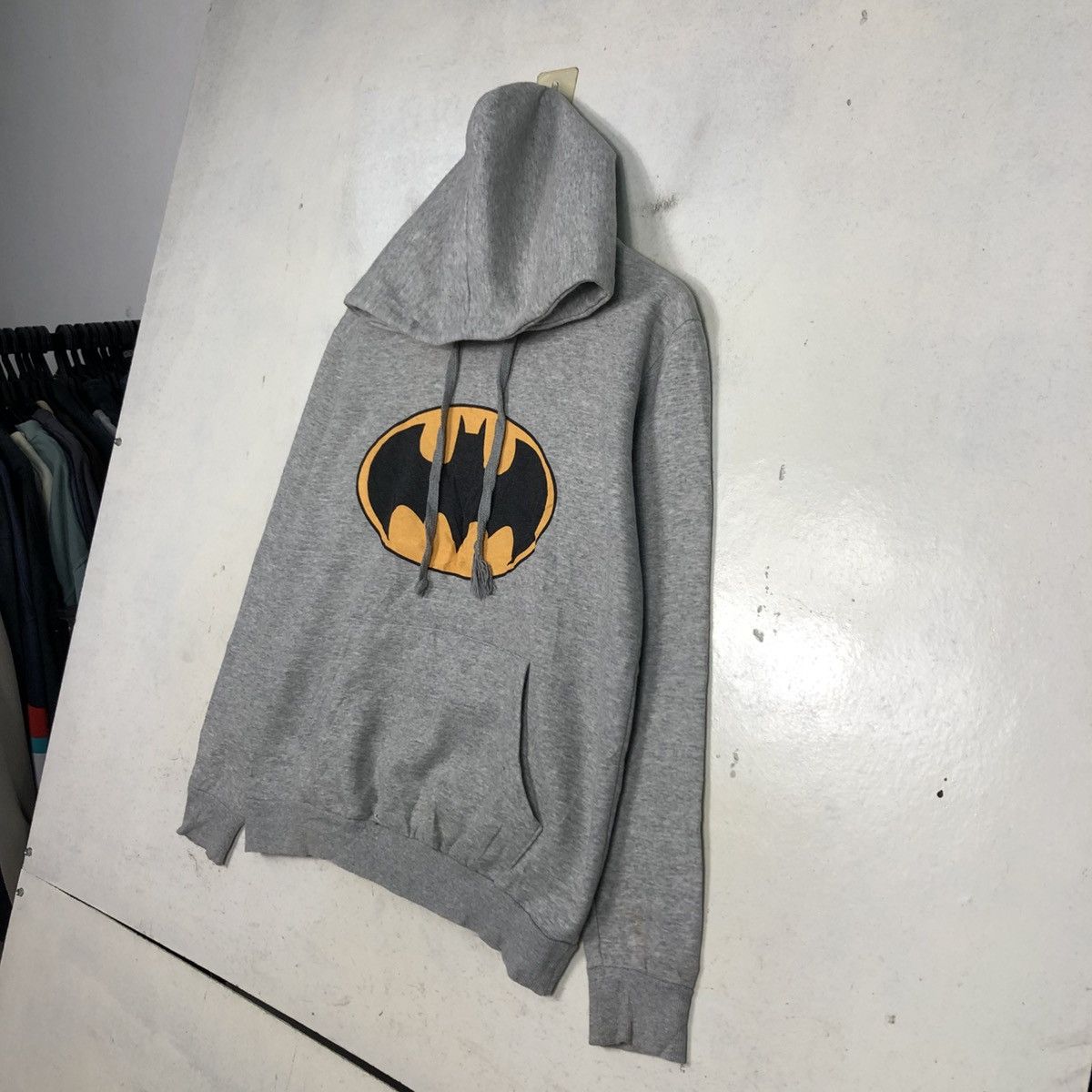 Japanese Brand 📌Vintage Hoodie Pull Over Batman Big Logo Size US M / EU 48-50 / 2 - 4 Thumbnail