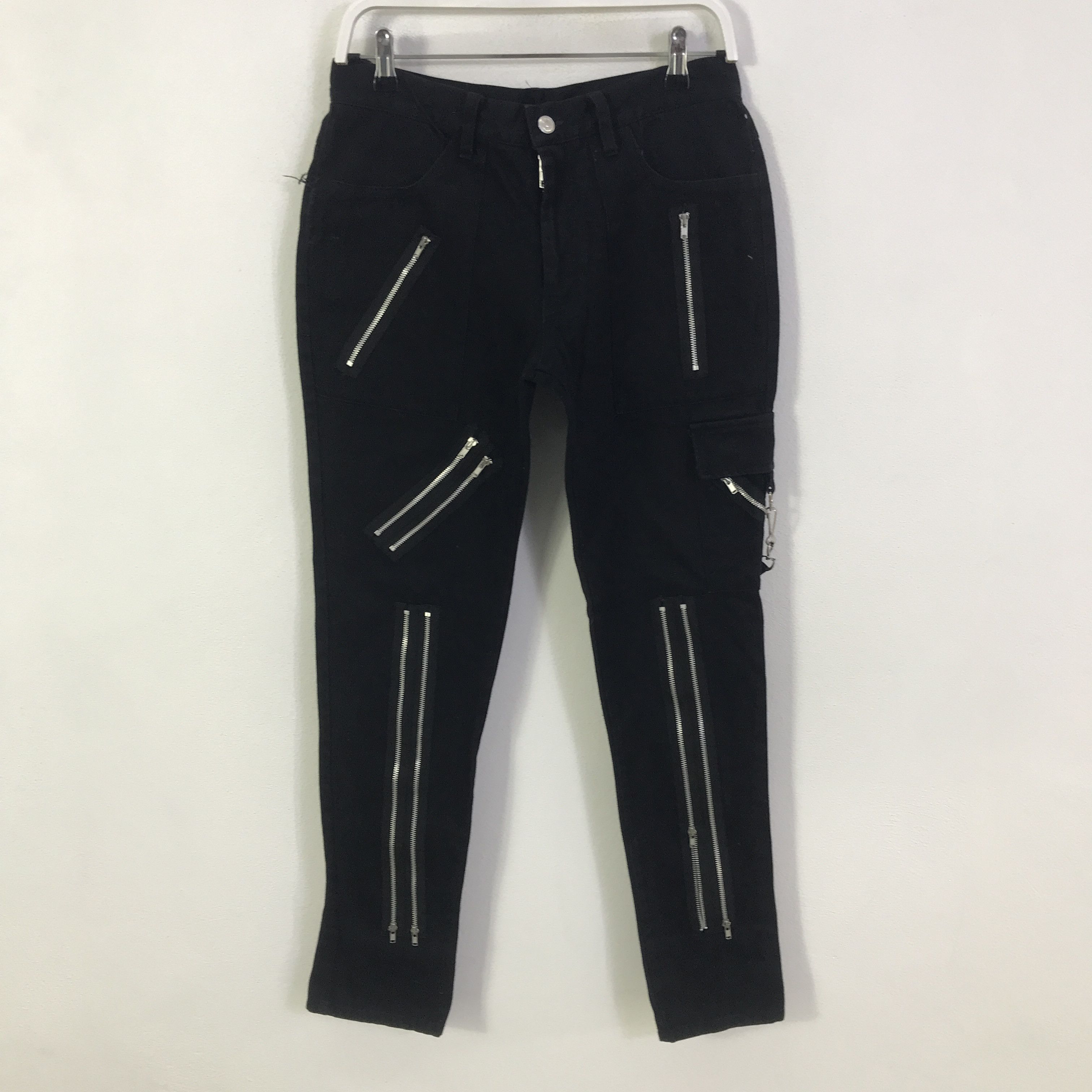 Japanese Brand for your unholy life 666 Skinny design punk panstK130B15 Size US 32 / EU 48 - 1 Thumbnail